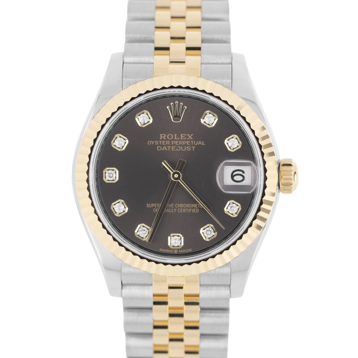 Rolex, Rolex Datejust, Rolex Two-Tone, Two-Tone Datejust, Rolex Rhodium, Rolex Diamond, Diamond Dial, Diamond Datejust, Rolex 278273, 278273