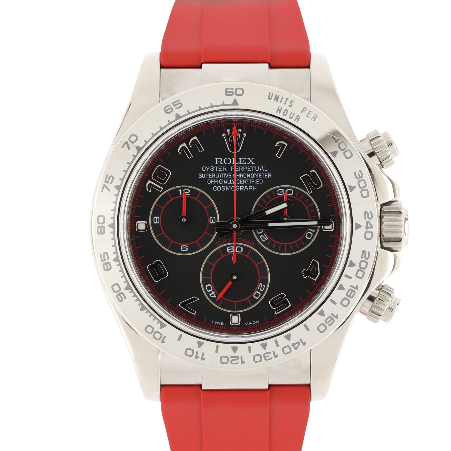 Rolex, Rolex Daytona, Daytona, Daytona Cosmograph, Cosmograph, Rolex 18k White Gold, Rolex Racing Black, Racing Dial, Racing Black Dial, Rolex 116519, 116519