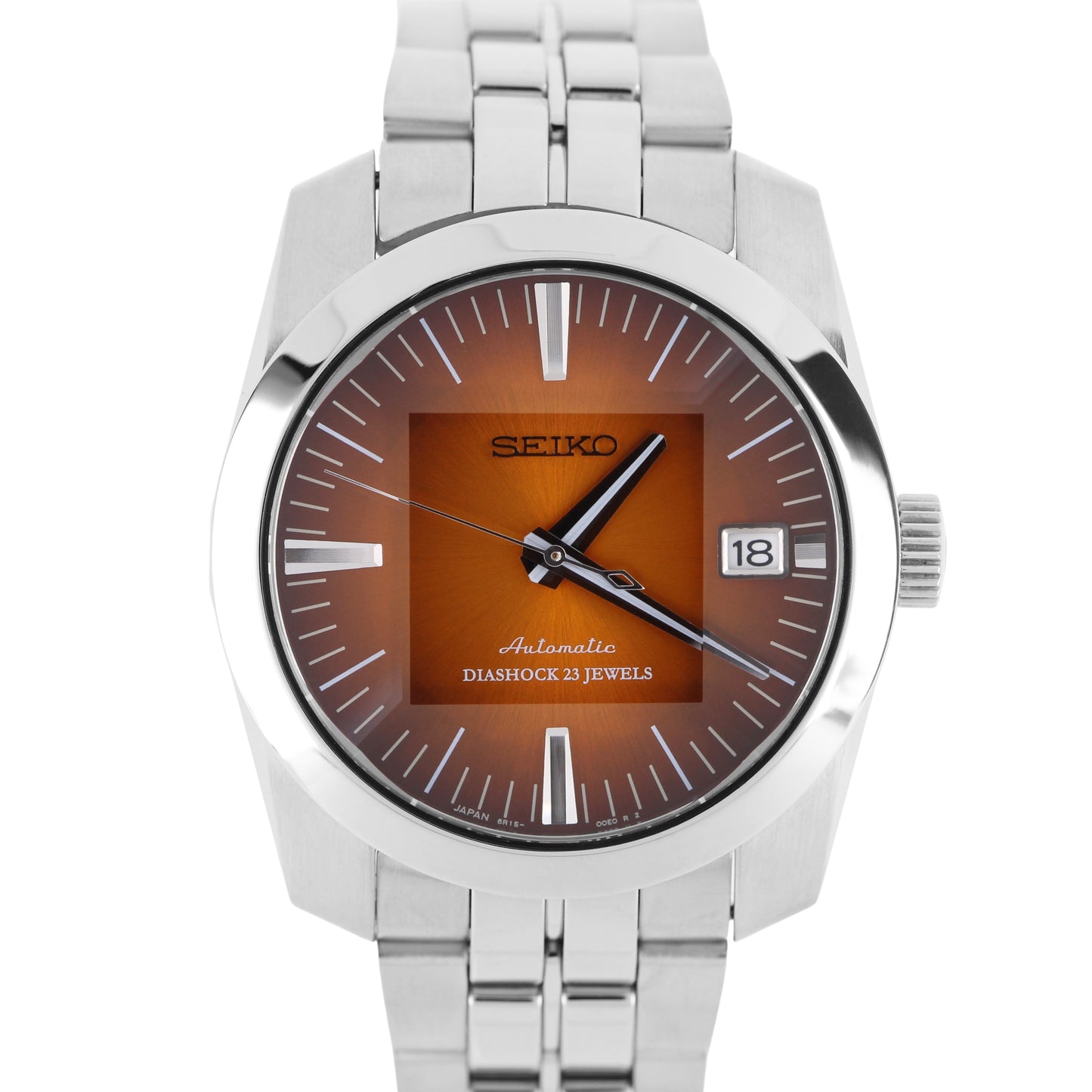 Seiko, Seiko SARB005, SARB005, SARB, Seiko SARB, Seiko Faceted Crystal, Faceted Crystal, Faceted, Seiko Orange, Seiko Sunburst, Seiko Orange Sunburst, Orange, Sunburst, Orange Sunburst