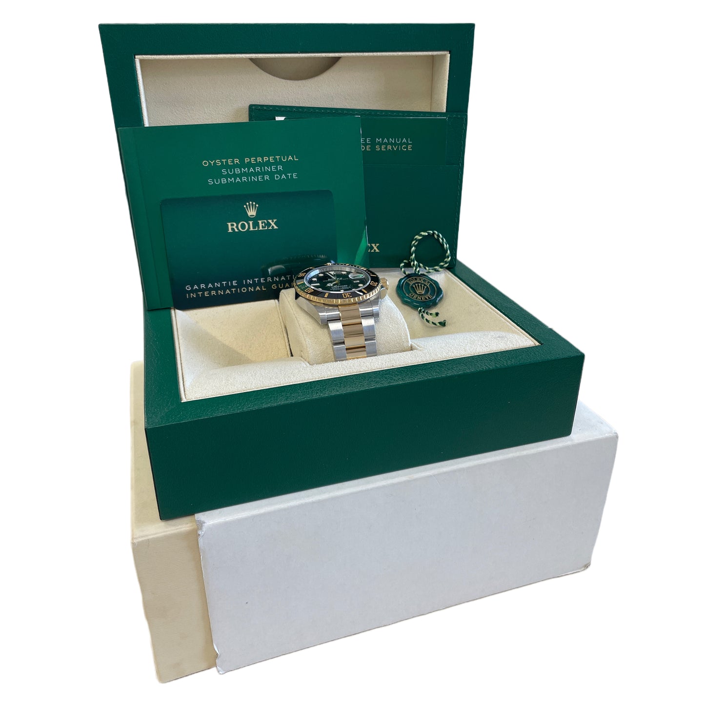 MINT 2020 PAPERS Rolex Submariner Date 41mm Ceramic Two-Tone Gold 126613 LN B+P