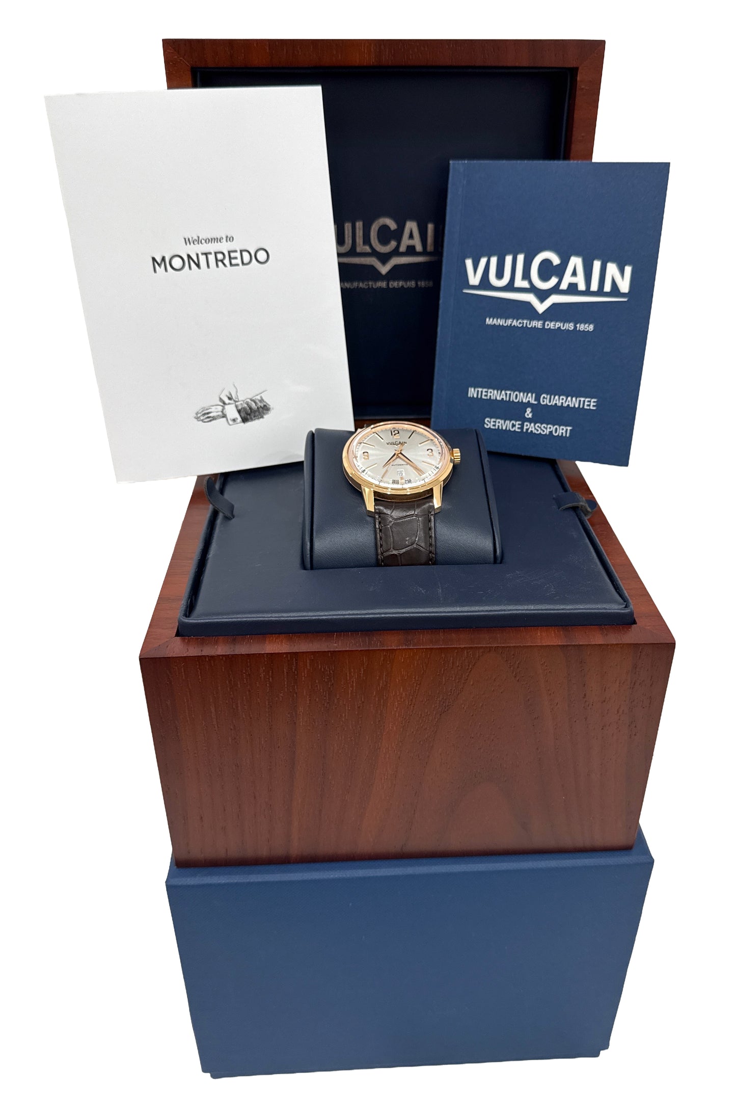 2021 PAPERS Valcain 50's President Classic 42mm SILVER 18K Gold 560556.307L BOX