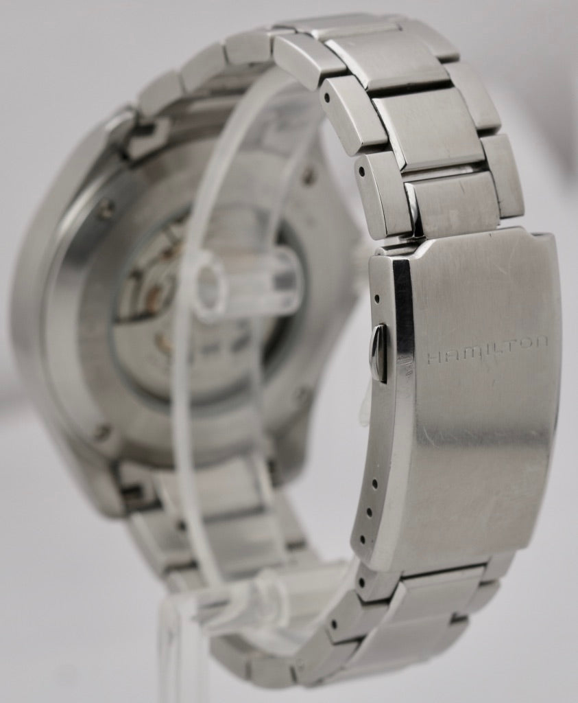 Hamilton Khaki Aviation Pilot Day Date Auto Steel Black 42mm H646150 Watch