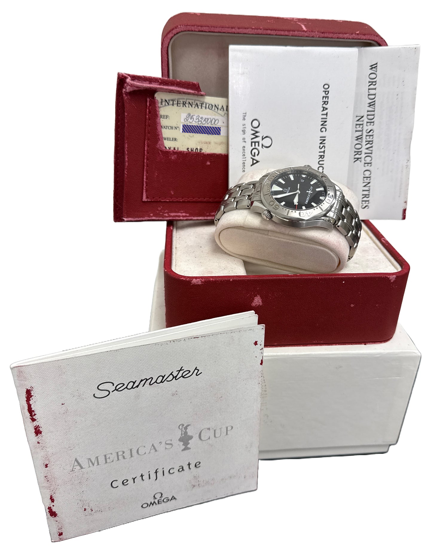 NOS PAPERS Omega Seamaster America's Cup Steel 18K LIMITED 41.5mm 2533.50.00 BOX