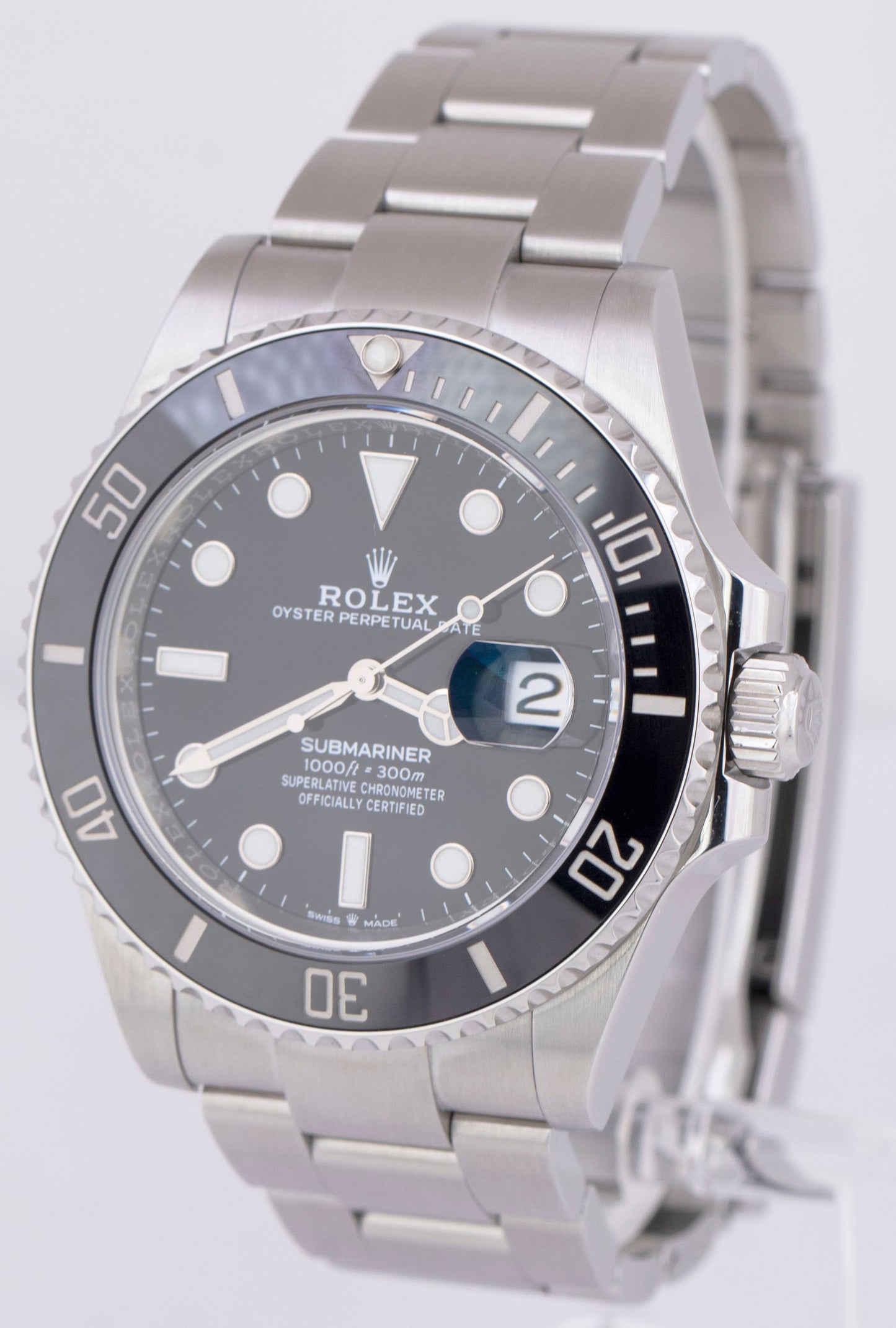 MINT PAPERS Rolex Submariner Date 41mm Black Stainless Steel 41mm 126610 LN BOX