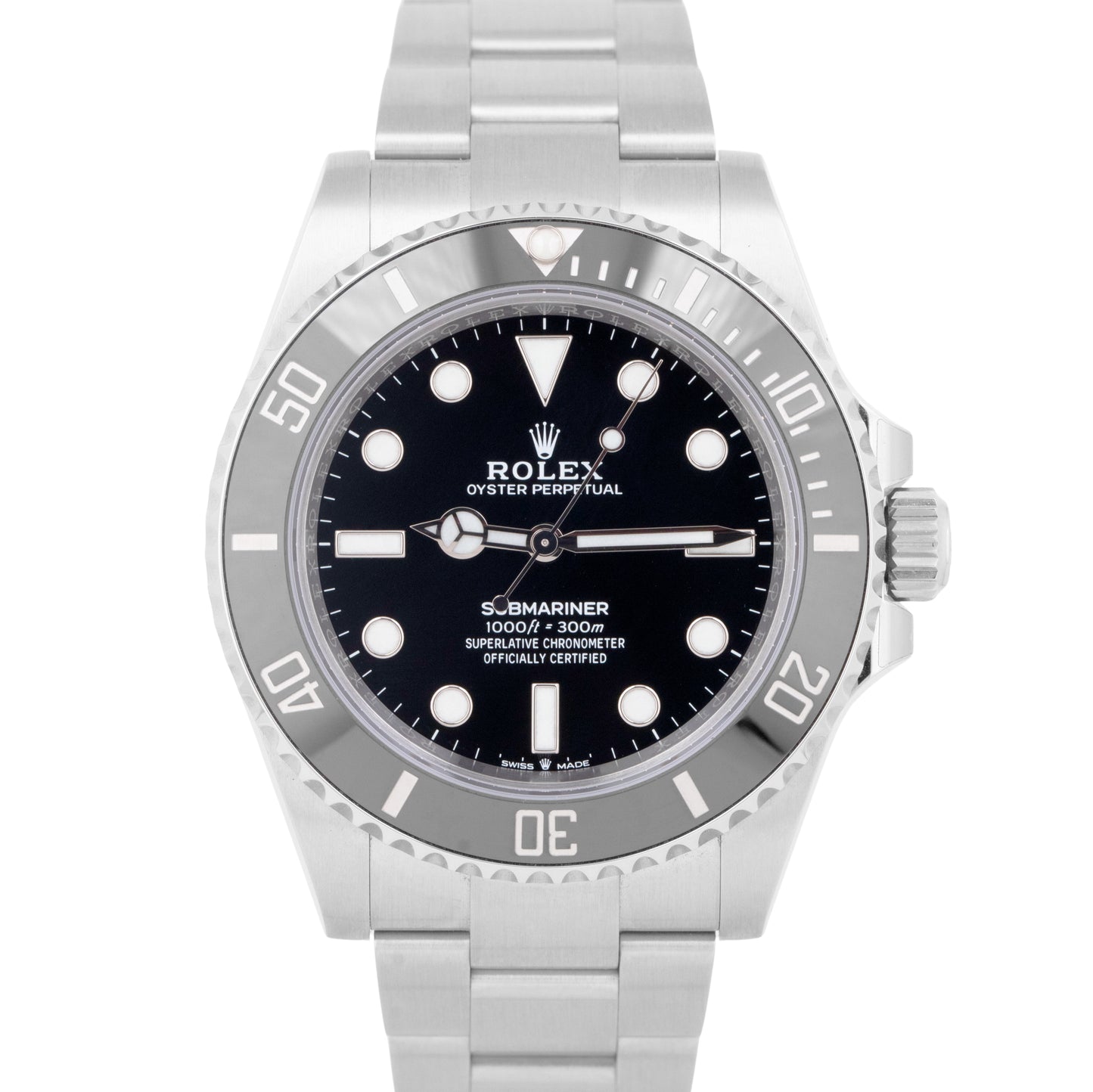 NEW UNWORN 2024 PAPERS Rolex Submariner No-Date 41mm 124060 LN Steel Watch BOX