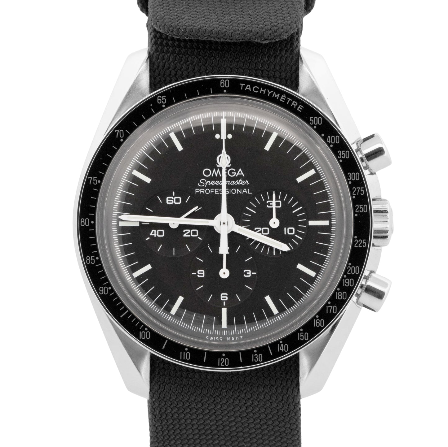 MINT Omega Speedmaster Professional Stainless NATO Manual 42mm Watch 145.022