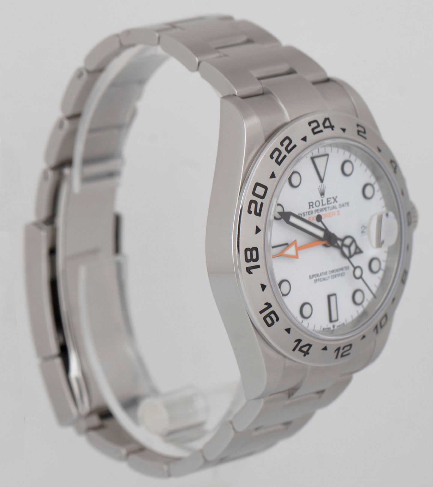 MINT PAPERS Rolex Explorer II 42mm Polar White Stainless Watch GMT 226570 BOX