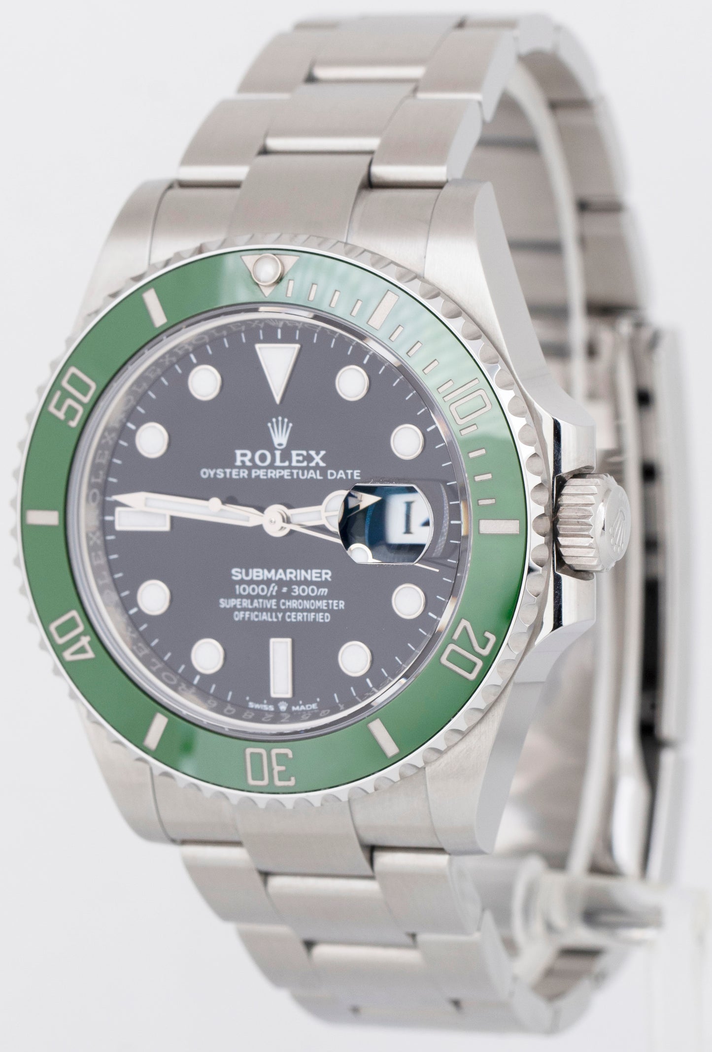 2023 NEW PAPERS Rolex Submariner Date 41mm KERMIT Green Steel 41mm 126610 LV BOX