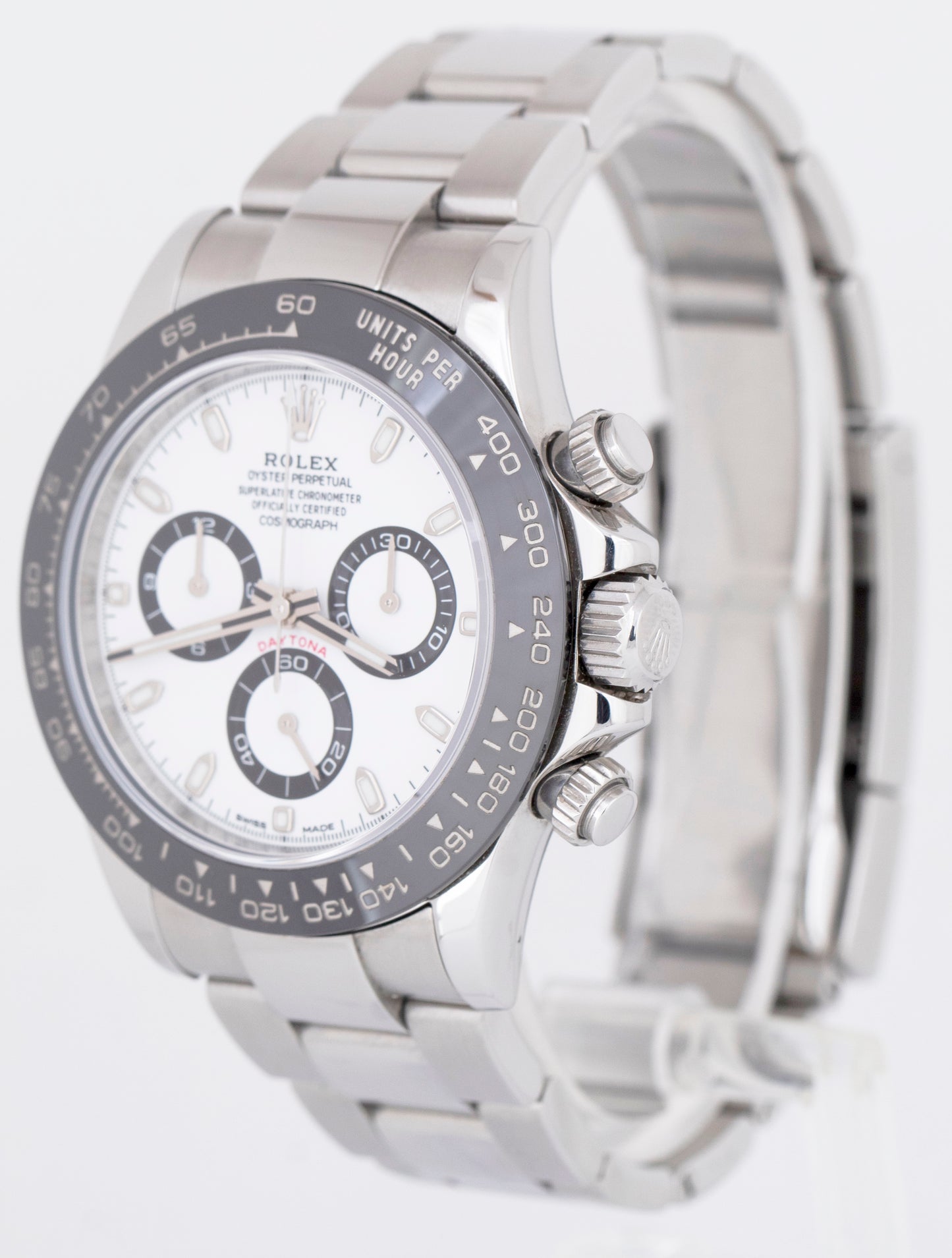 MINT PAPERS Rolex Daytona Cosmograph 40mm Stainless PANDA Watch 116500 LN BOX
