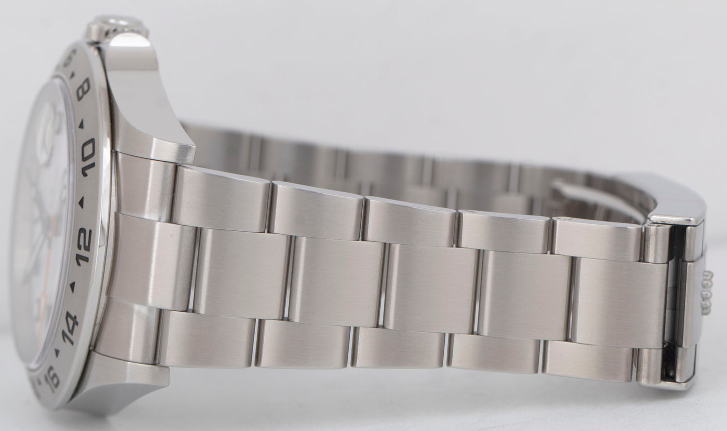 MINT PAPERS Rolex Explorer II 42mm Polar White Stainless Watch GMT 226570 BOX
