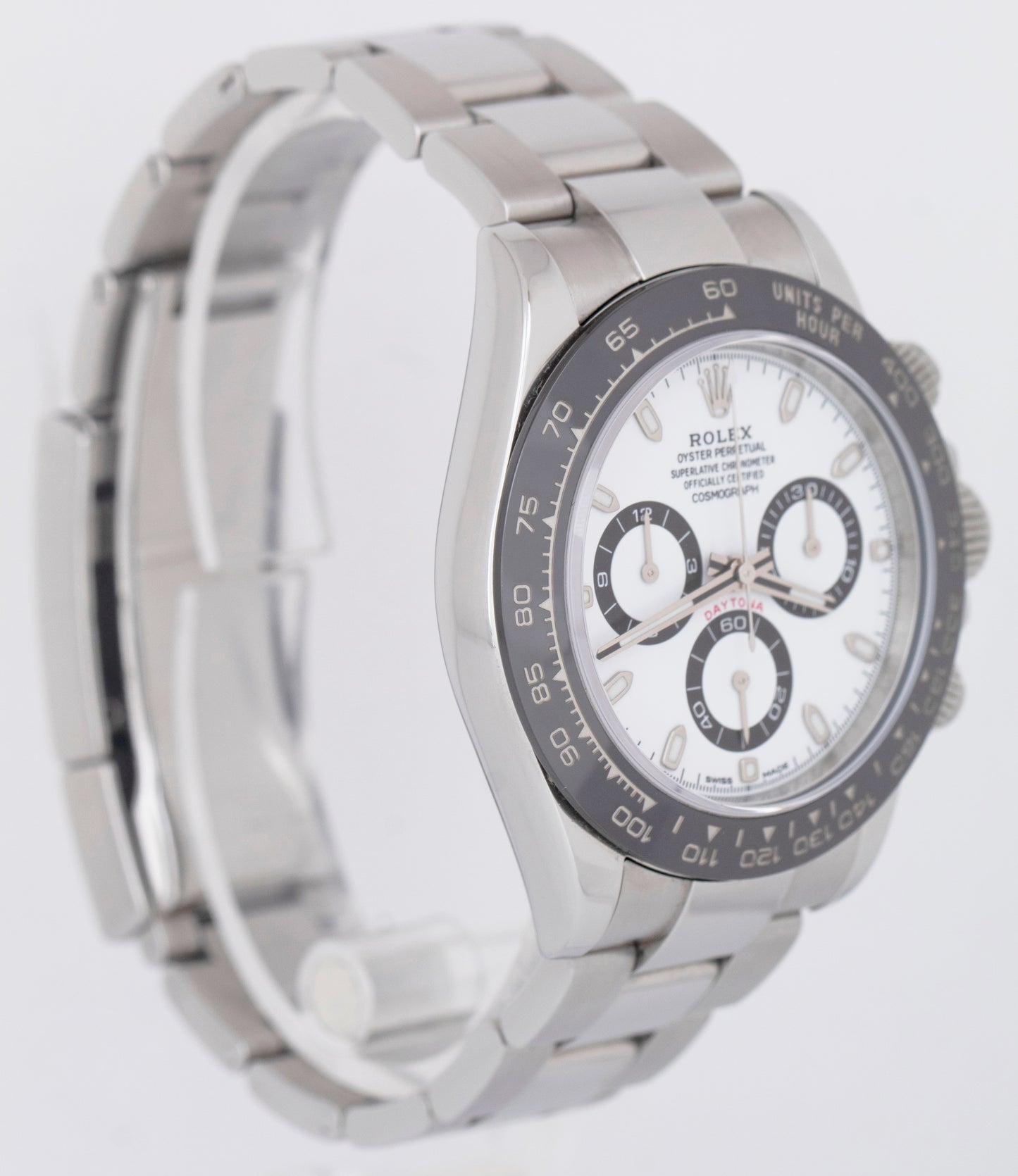 MINT PAPERS Rolex Daytona Cosmograph 40mm Stainless PANDA Watch 116500 LN BOX