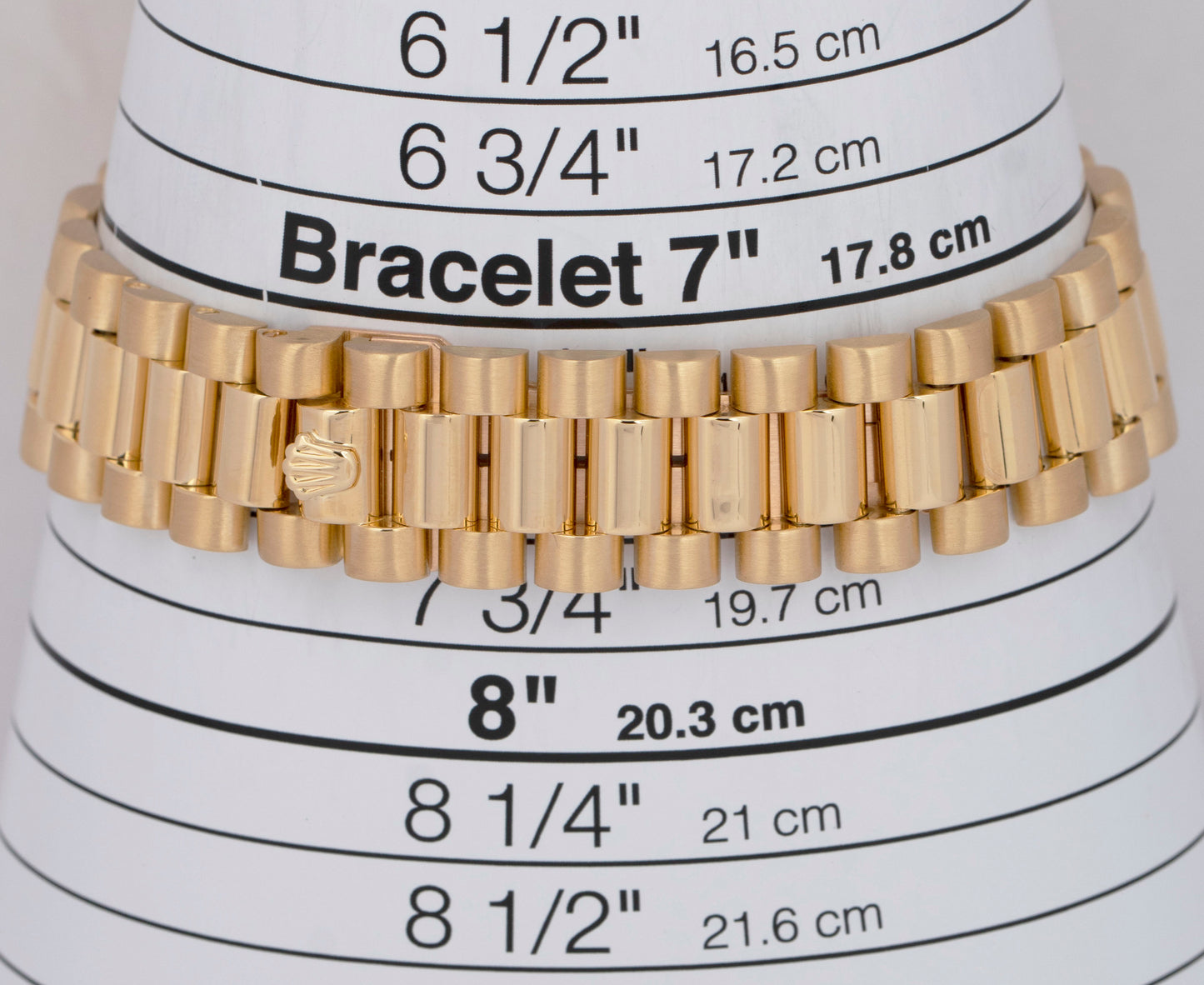 Rolex Day-Date President 36mm DIAMOND Fluted Solid 18K Yellow Gold Watch 18038
