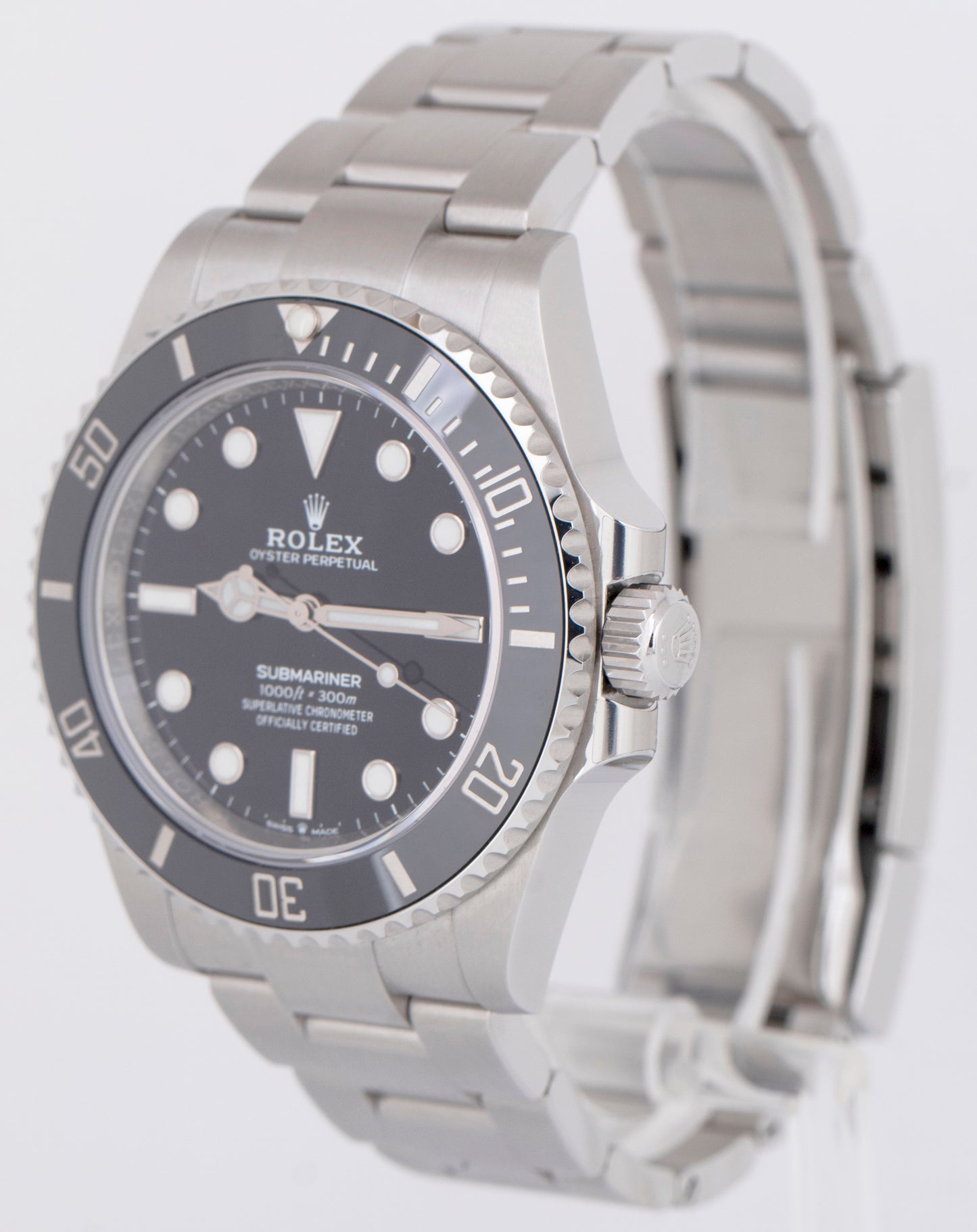 NEW UNWORN 2024 PAPERS Rolex Submariner No-Date 41mm 124060 LN Steel Watch BOX