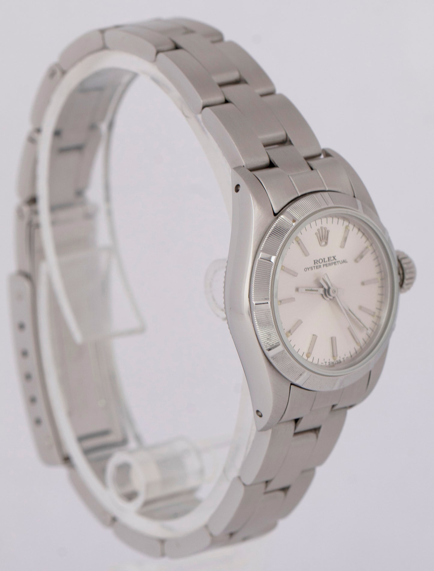 MINT PAPERS Rolex Oyster Perpetual 67230 24mm Stainless Silver Oyster Watch BOX