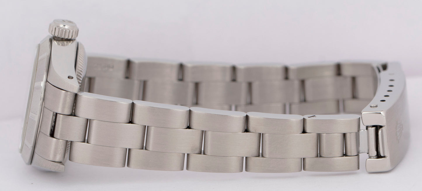 MINT PAPERS Rolex Oyster Perpetual 67230 24mm Stainless Silver Oyster Watch BOX