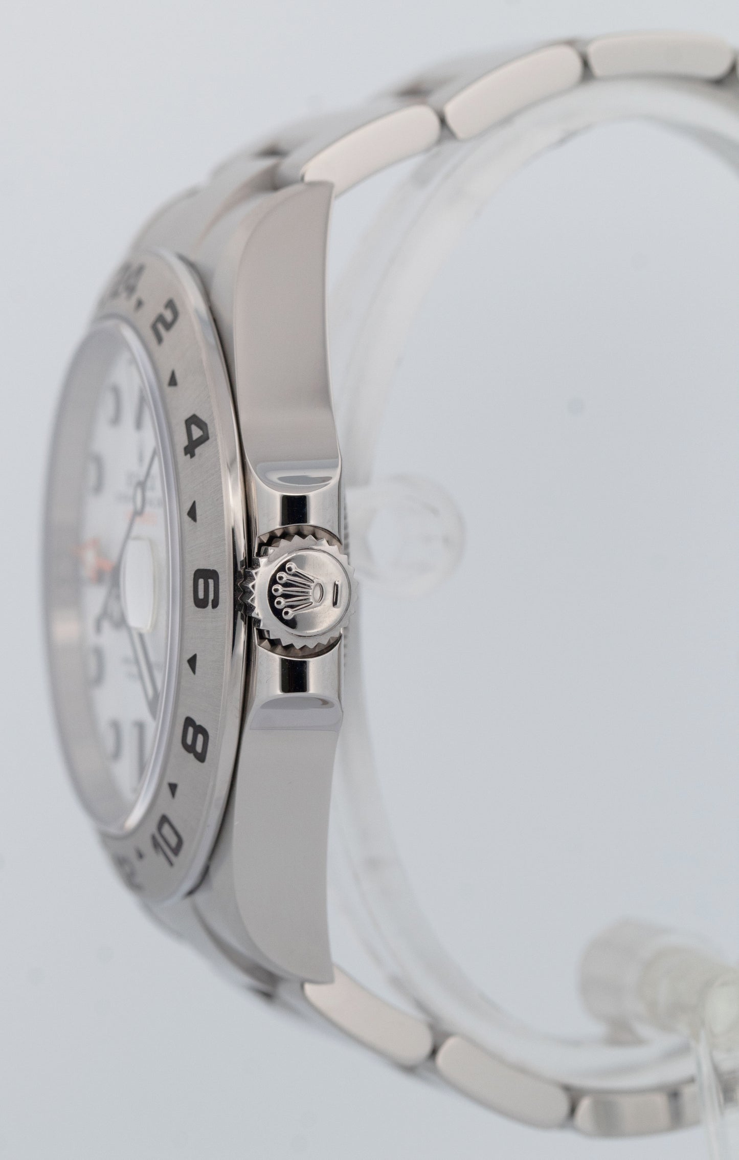 PAPERS Rolex Explorer II 42mm POLAR WHITE Date GMT Steel 226570 Watch BOX