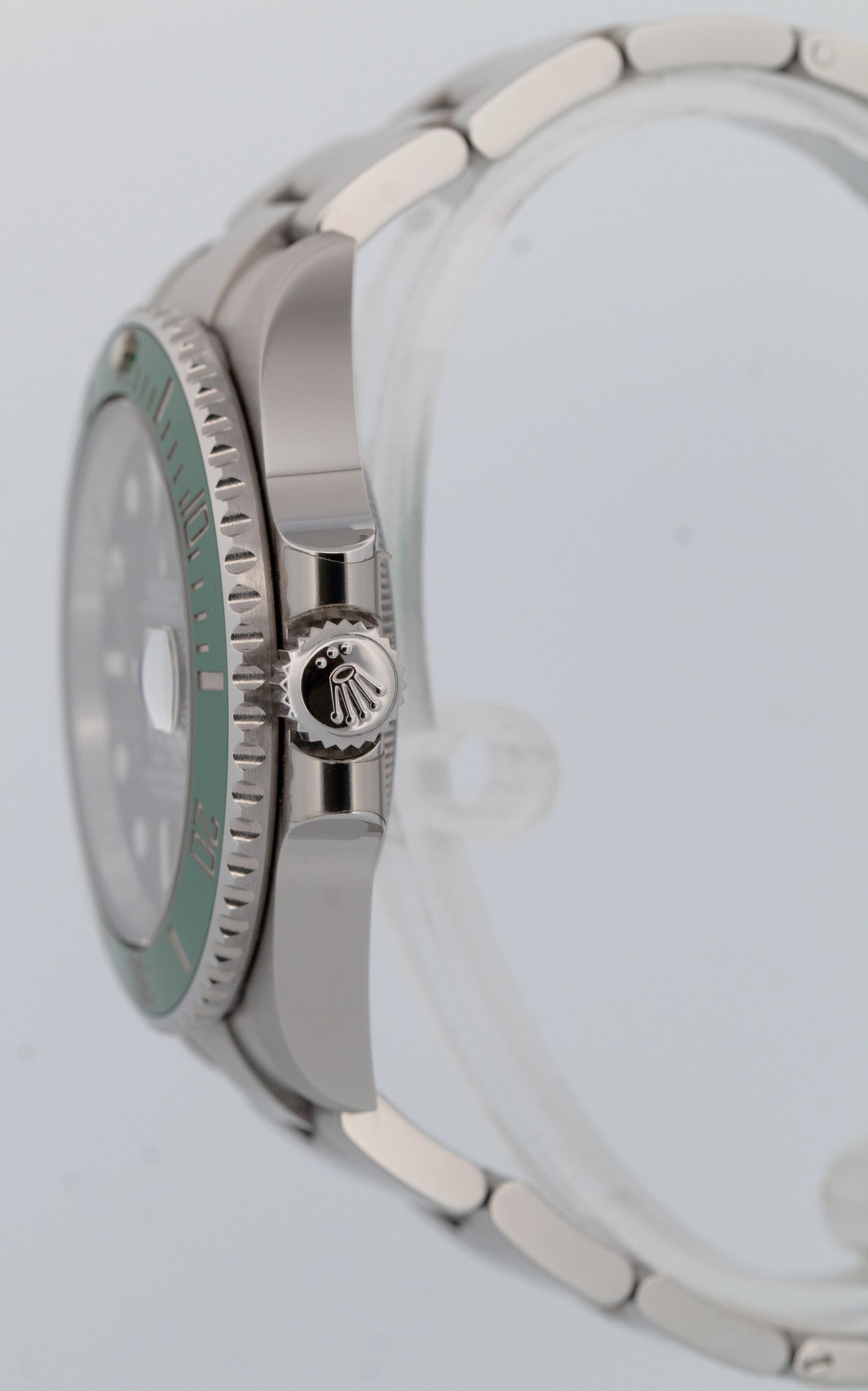 UNPOLISHED Rolex Submariner HULK Ceramic Stainless Green 40mm Watch 116610 LV