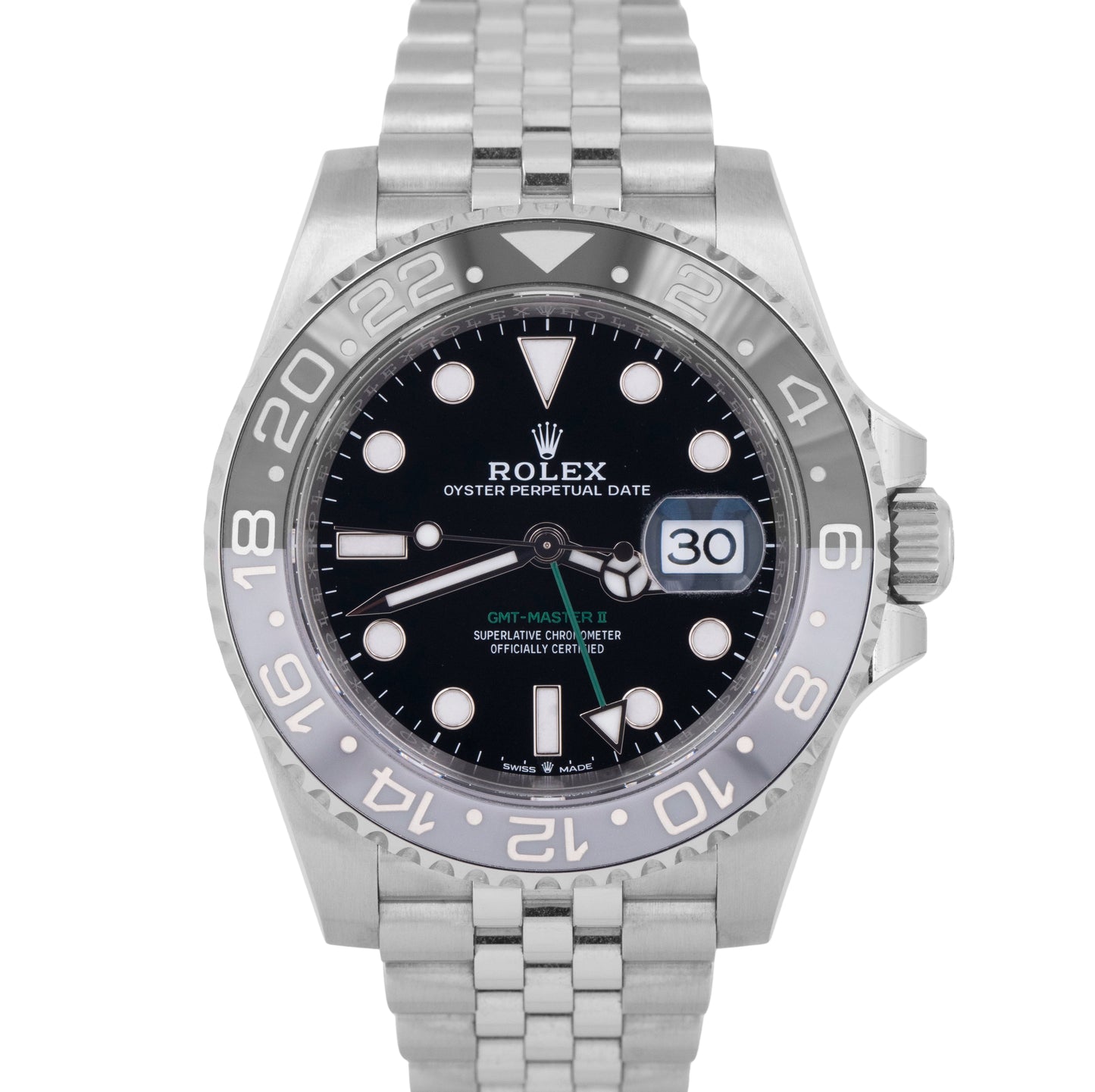 NEW AUGUST 2025 PAPERS Rolex GMT-Master II Jubilee BRUCE WAYNE 126710 GRNR BOX