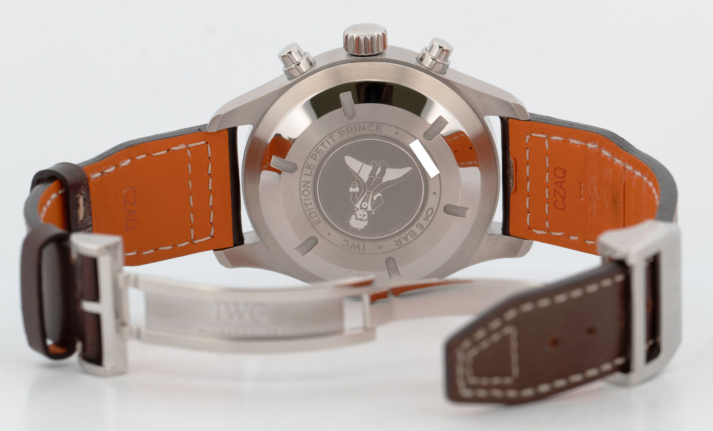 IWC Pilot Le Petit Prince BLUE 43mm Leather Chronograph Automatic IW377714 Watch