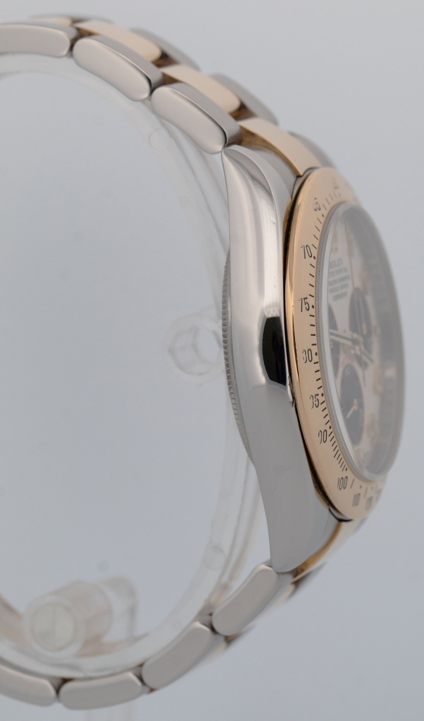 Rolex Daytona Cosmograph IVORY RACING 116523 18K Gold Steel Two-Tone Panda Watch