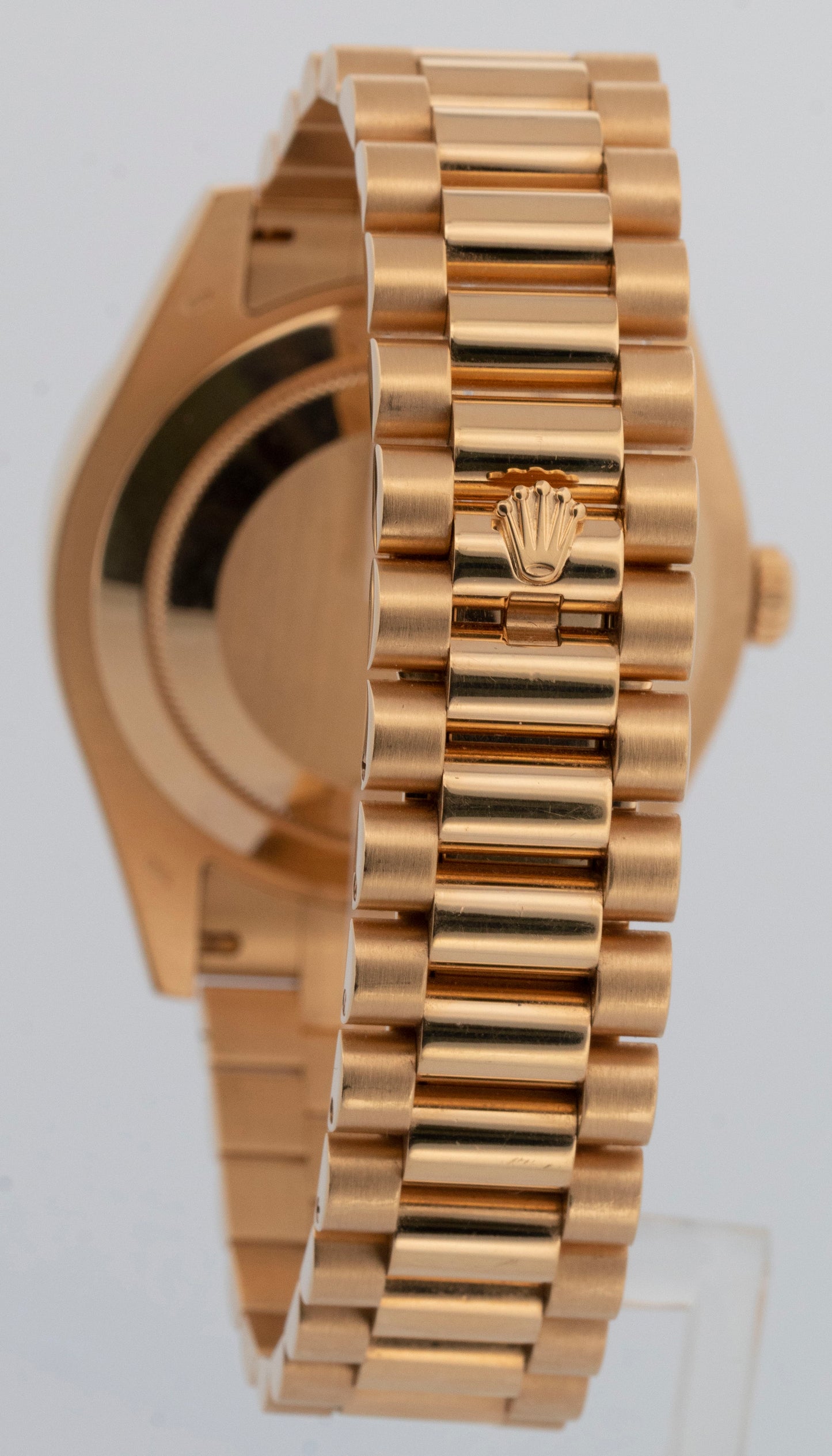 Rolex Day-Date II President 41mm Champagne DIAMOND BEZEL 18K 218238 Watch BOX