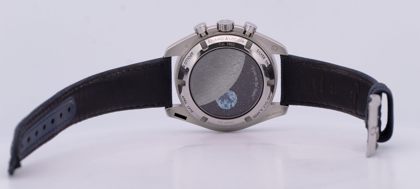 2023 PAPERS Omega Speedmaster SNOOPY AWARD Blue 310.32.42.50.02.001 Watch BOX