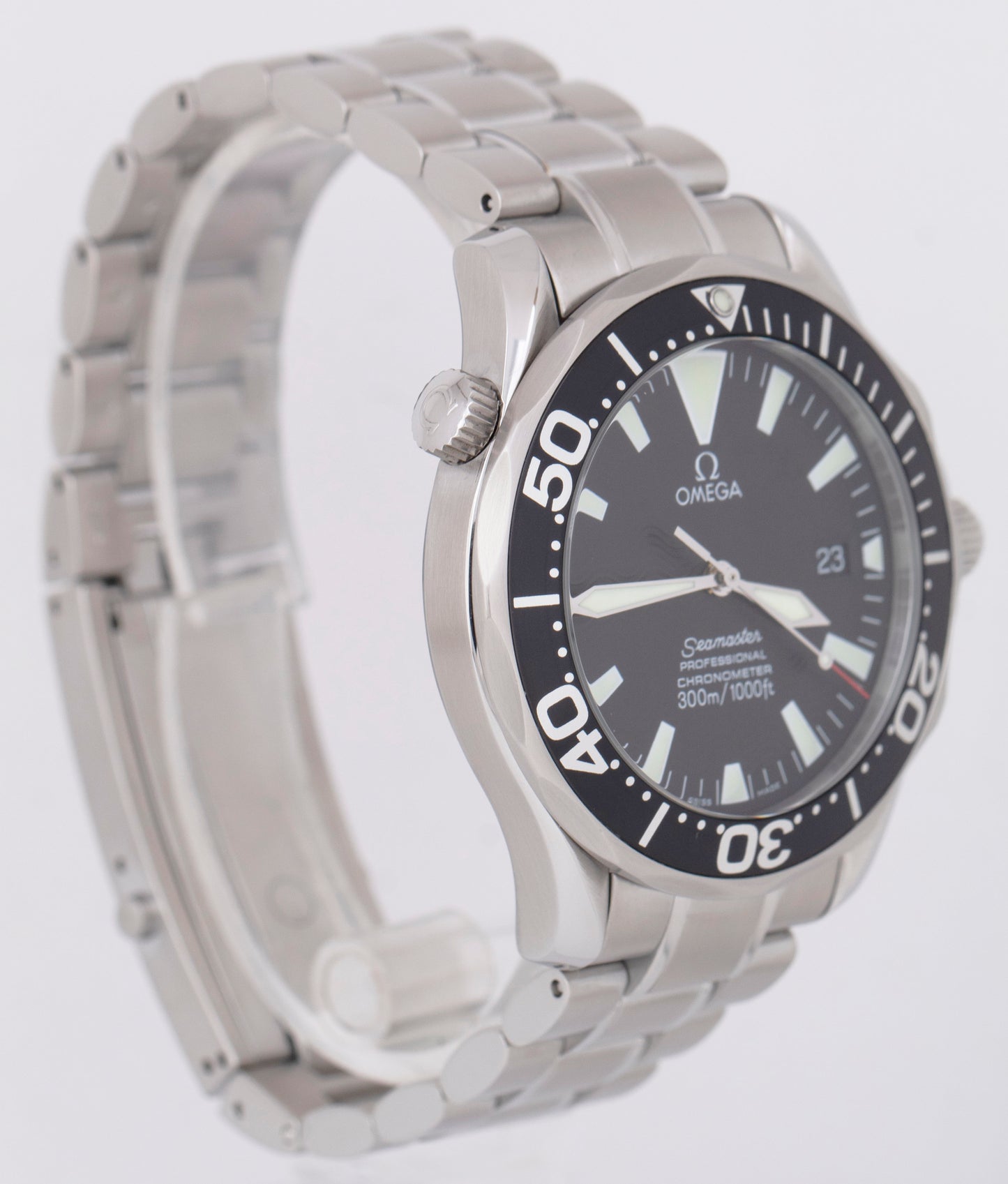 MINT Omega Seamaster 41mm Black Wave 2254.50.00 Automatic Peter Blake Watch BOX