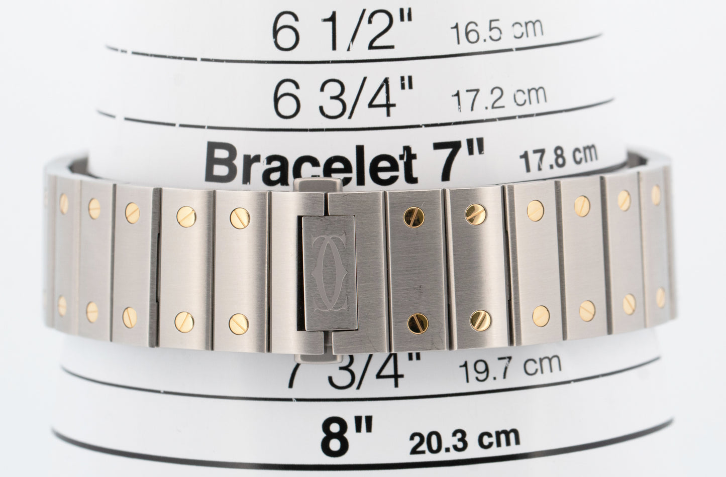 PAPERS Cartier Santos SILVER WHITE 18K Gold Steel 39.8mm 4072 W2SA0009 BOX