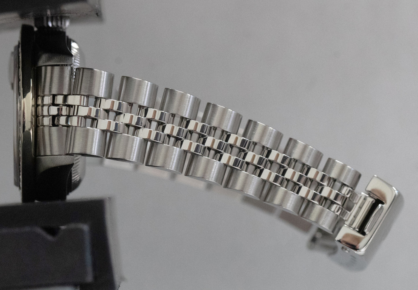 Ladies Rolex DateJust Silver DIAMOND Jubilee NO-HOLES 26mm 79240 Steel Watch