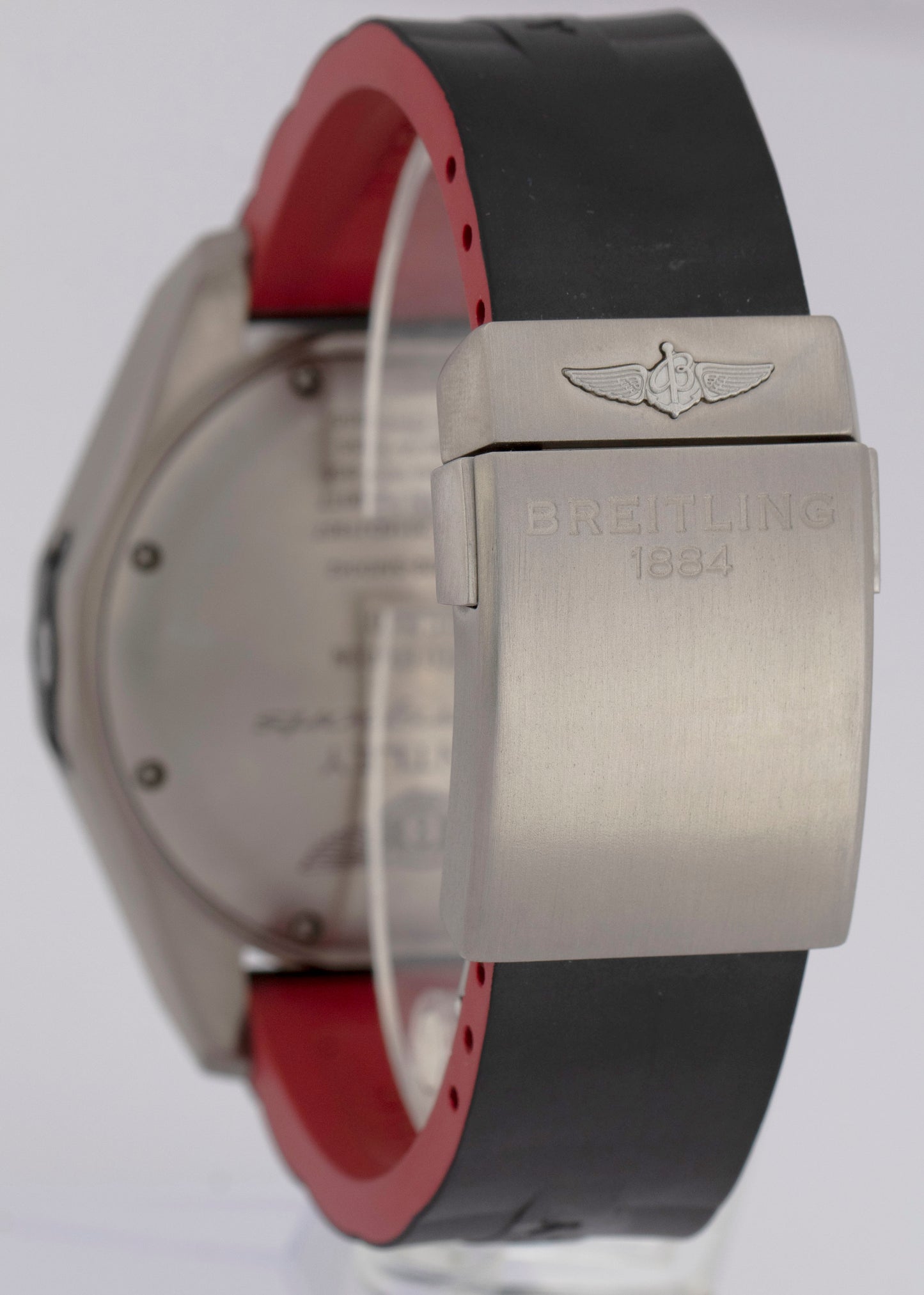 MINT PAPERS Breitling Bentley Supersports Titanium 46 EB5520 BF47 Red Watch BOX