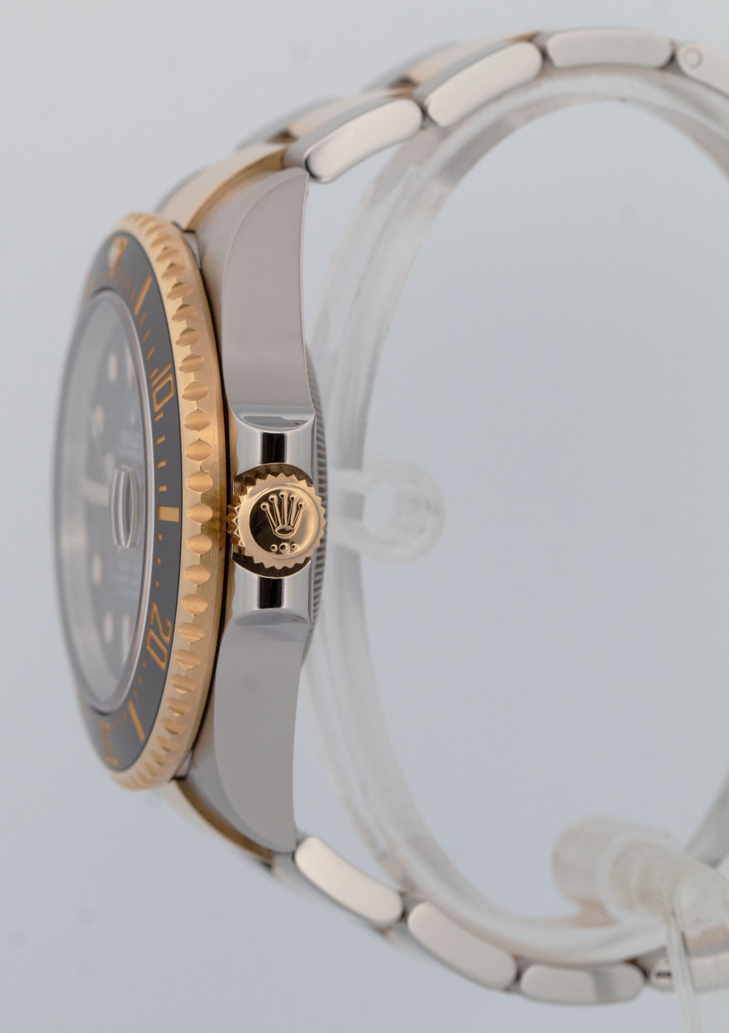 Rolex Sea-Dweller 43mm Two-Tone 18K Yellow Gold Steel Black 126603 Watch BOX