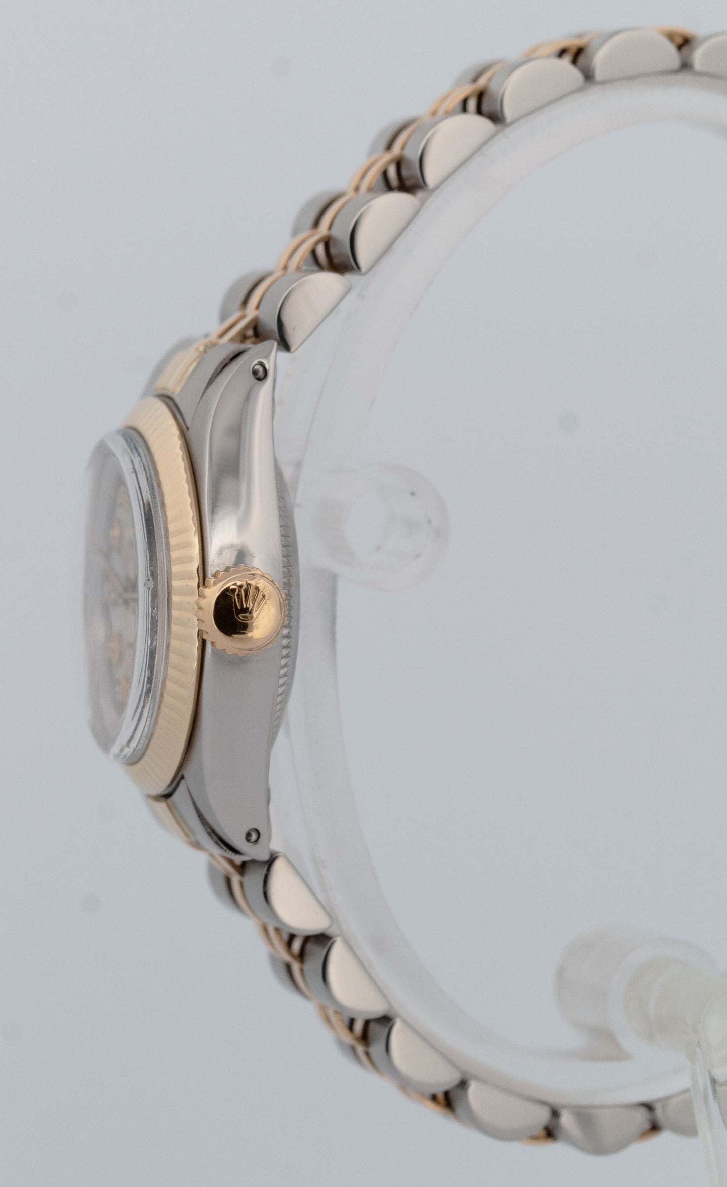 Rolex Oyster Perpetual 24mm Mother of Pearl DIAMOND 18K Gold 6719 Jubilee Watch