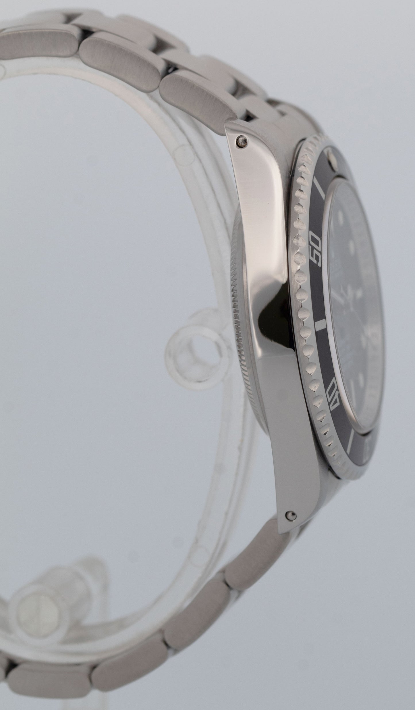 Rolex Submariner No-Date Black 4-LINE REHAUT Stainless Steel 40mm 14060M Watch