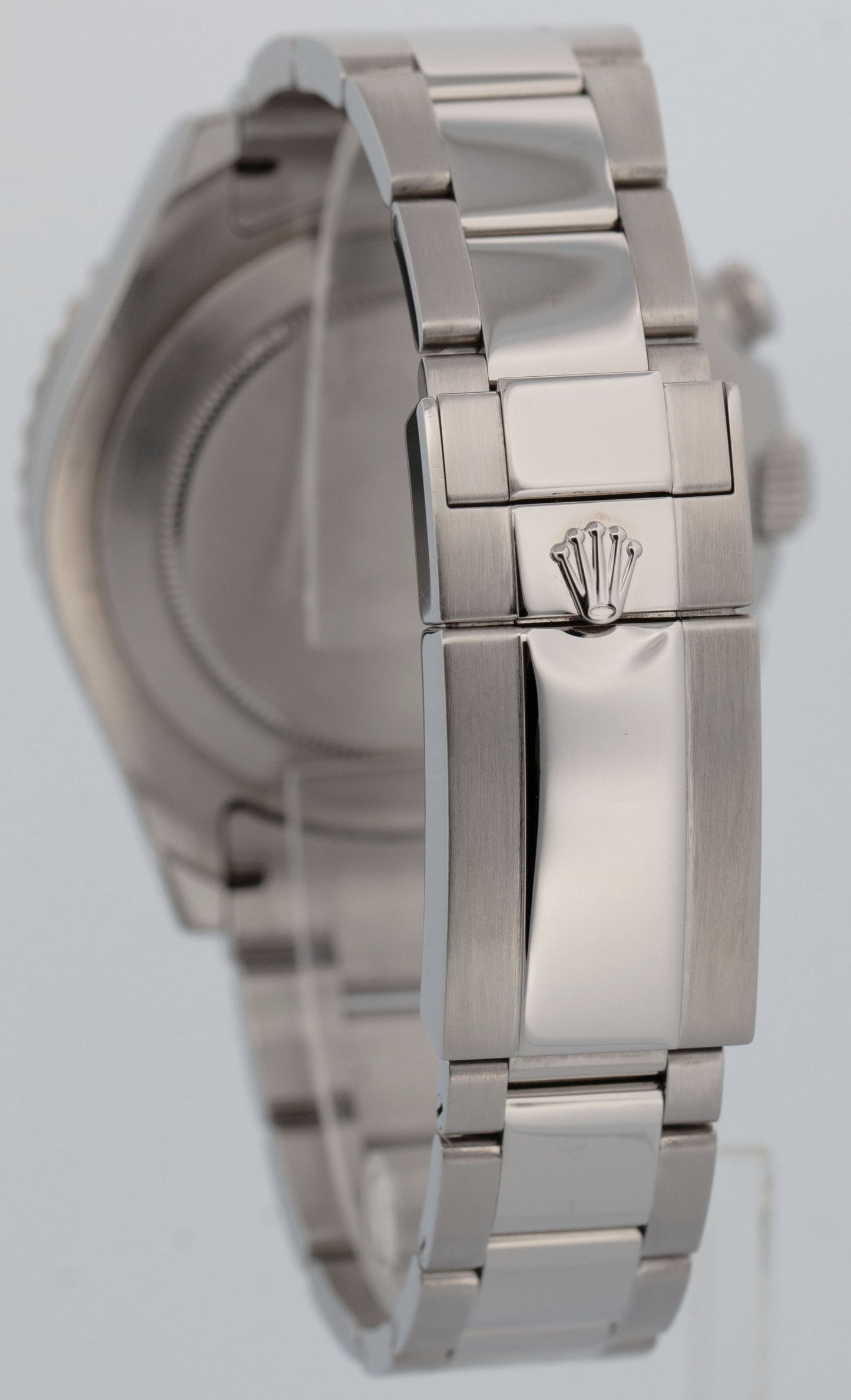 Rolex Yacht-Master II 44mm BLUE HANDS White Steel Ceramic Regatta 116680 Watch
