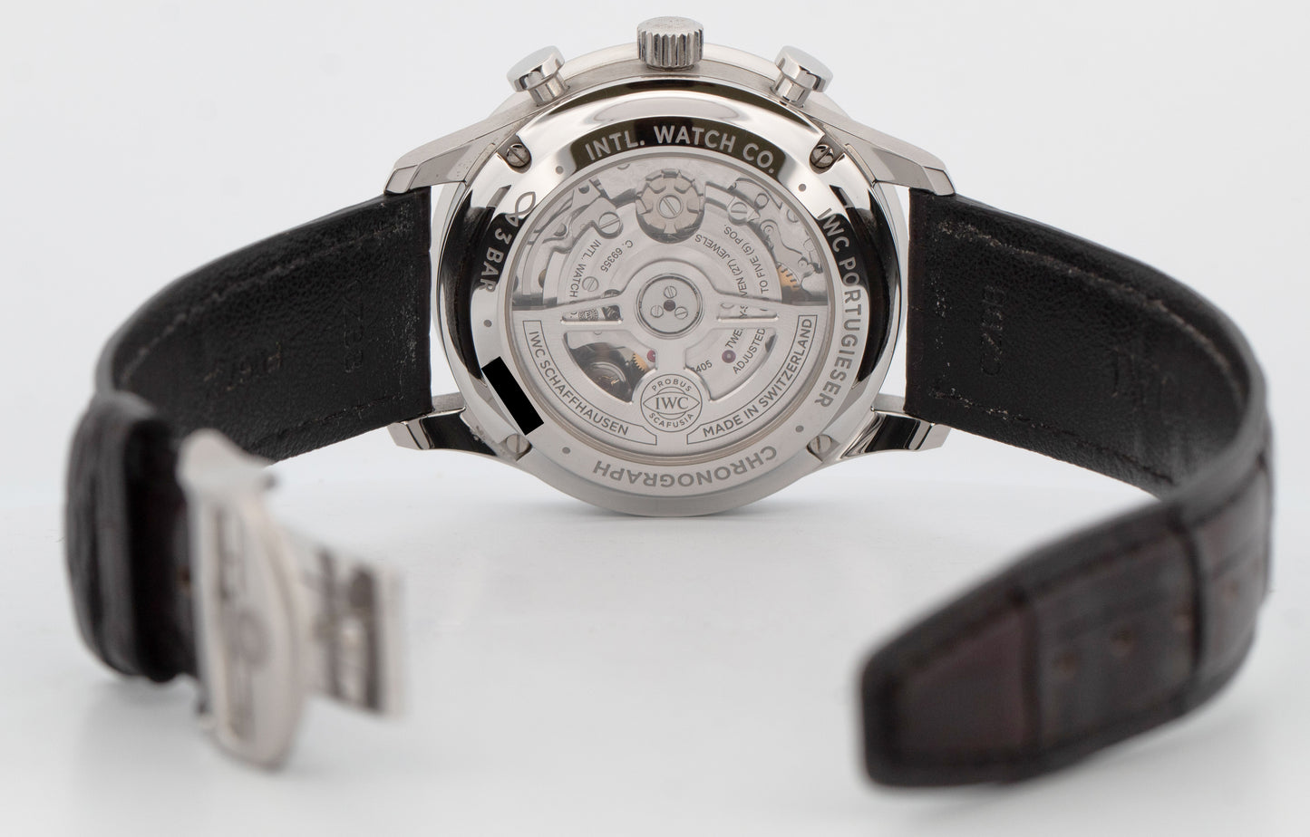 2024 PAPERS IWC Portugieser Chronograph Silver 41mm IW371604 Steel Watch BOX
