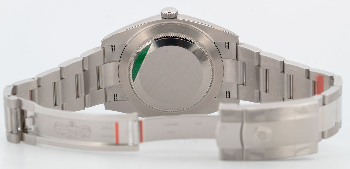 NEW UNWORN STICKERED PAPERS Rolex DateJust 41mm Silver OYSTER 126300 Watch BOX