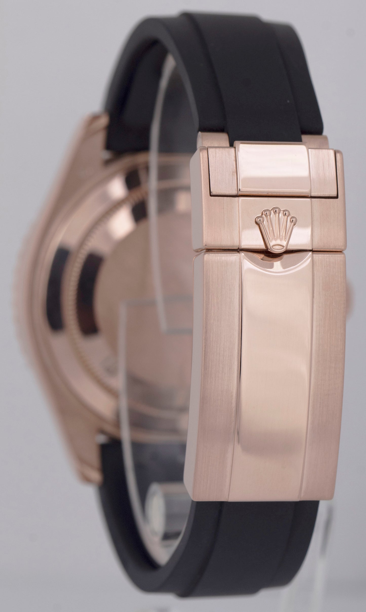 MINT PAPERS Rolex Yacht-Master 18K Everose Gold Oysterflex 40mm 126655 BOX