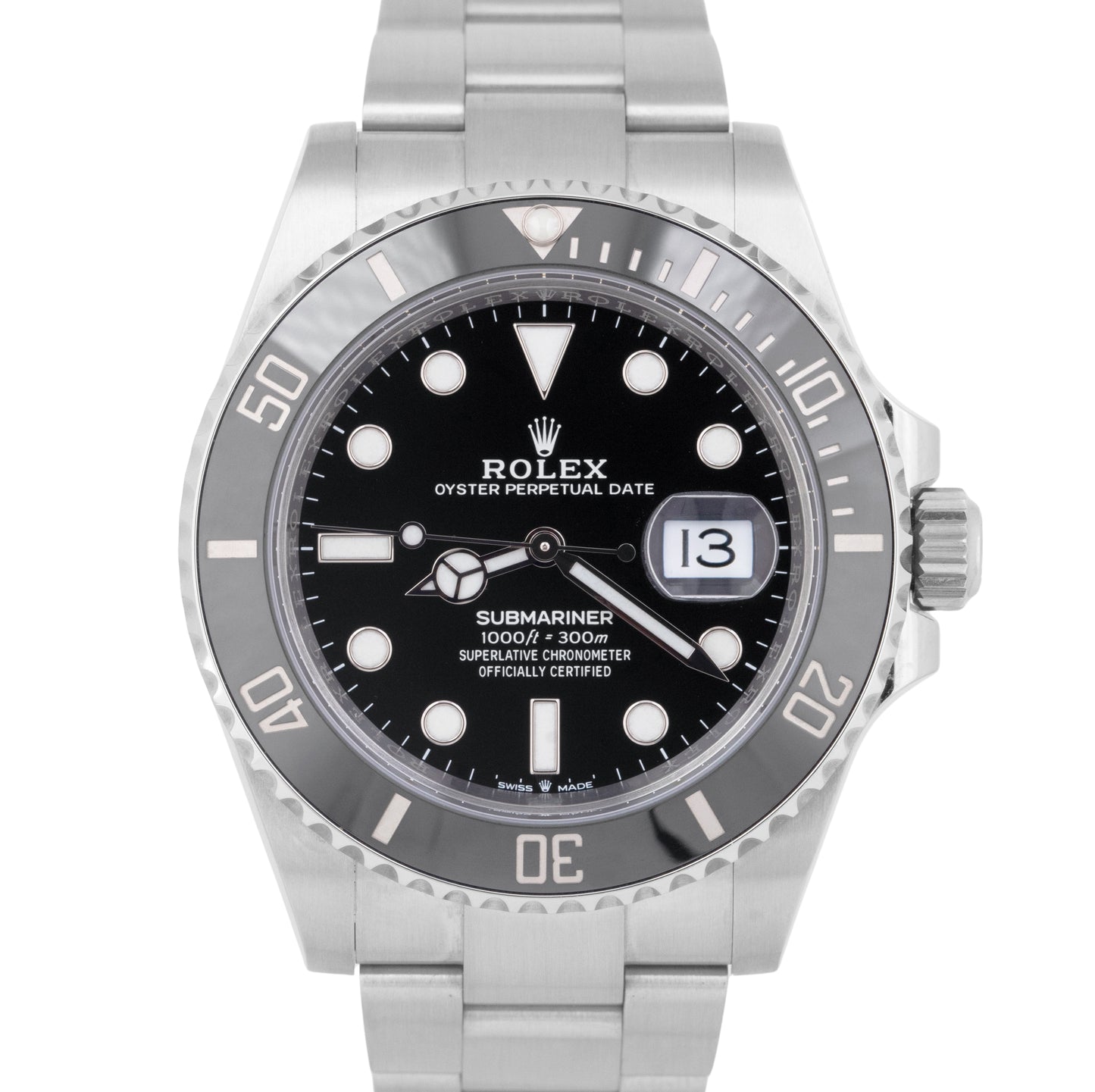 MINT 2024 PAPERS Rolex Submariner Date 41mm 126610 LN Black Ceramic Steel BOX