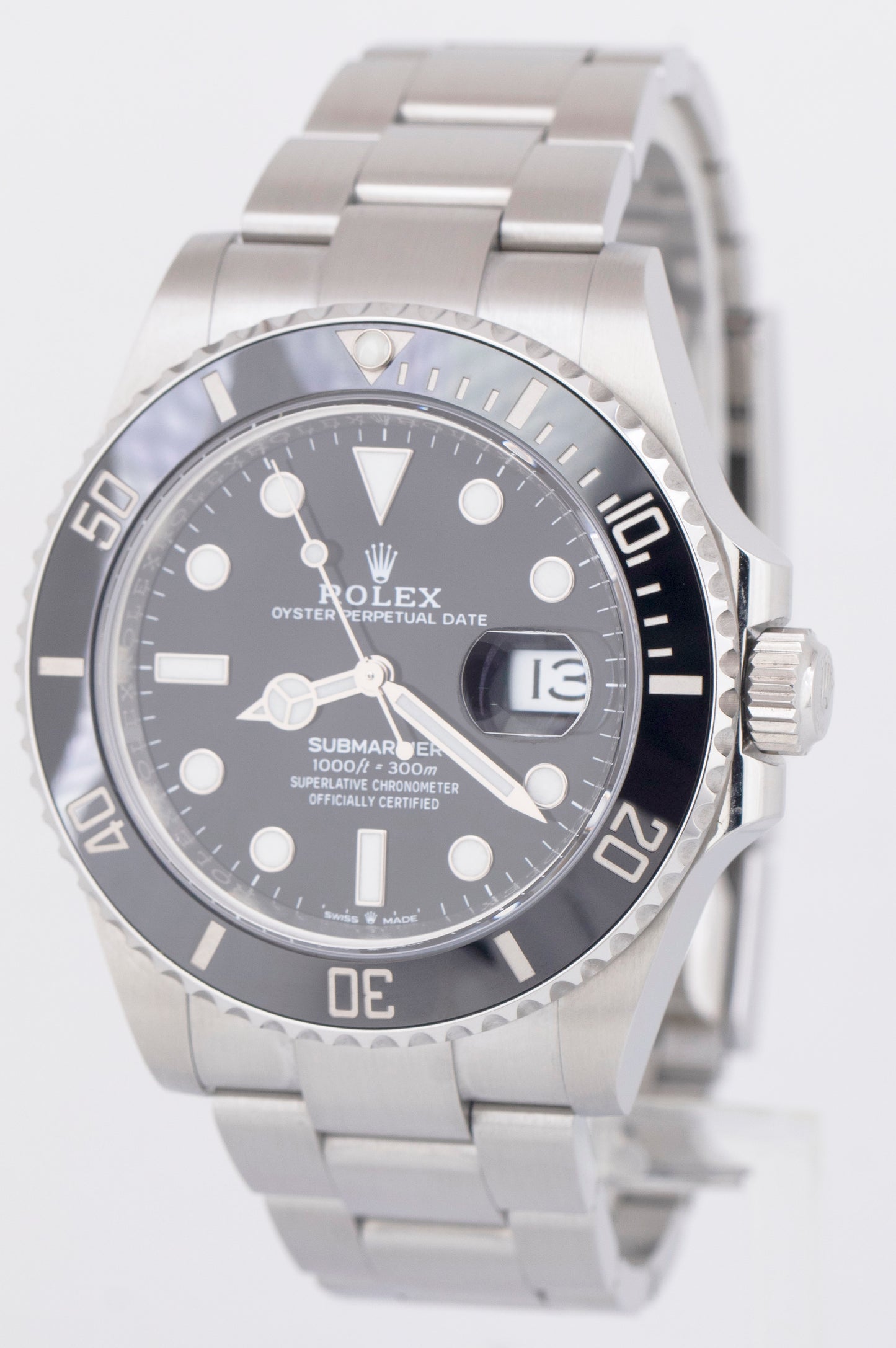 MINT 2024 PAPERS Rolex Submariner Date 41mm 126610 LN Black Ceramic Steel BOX