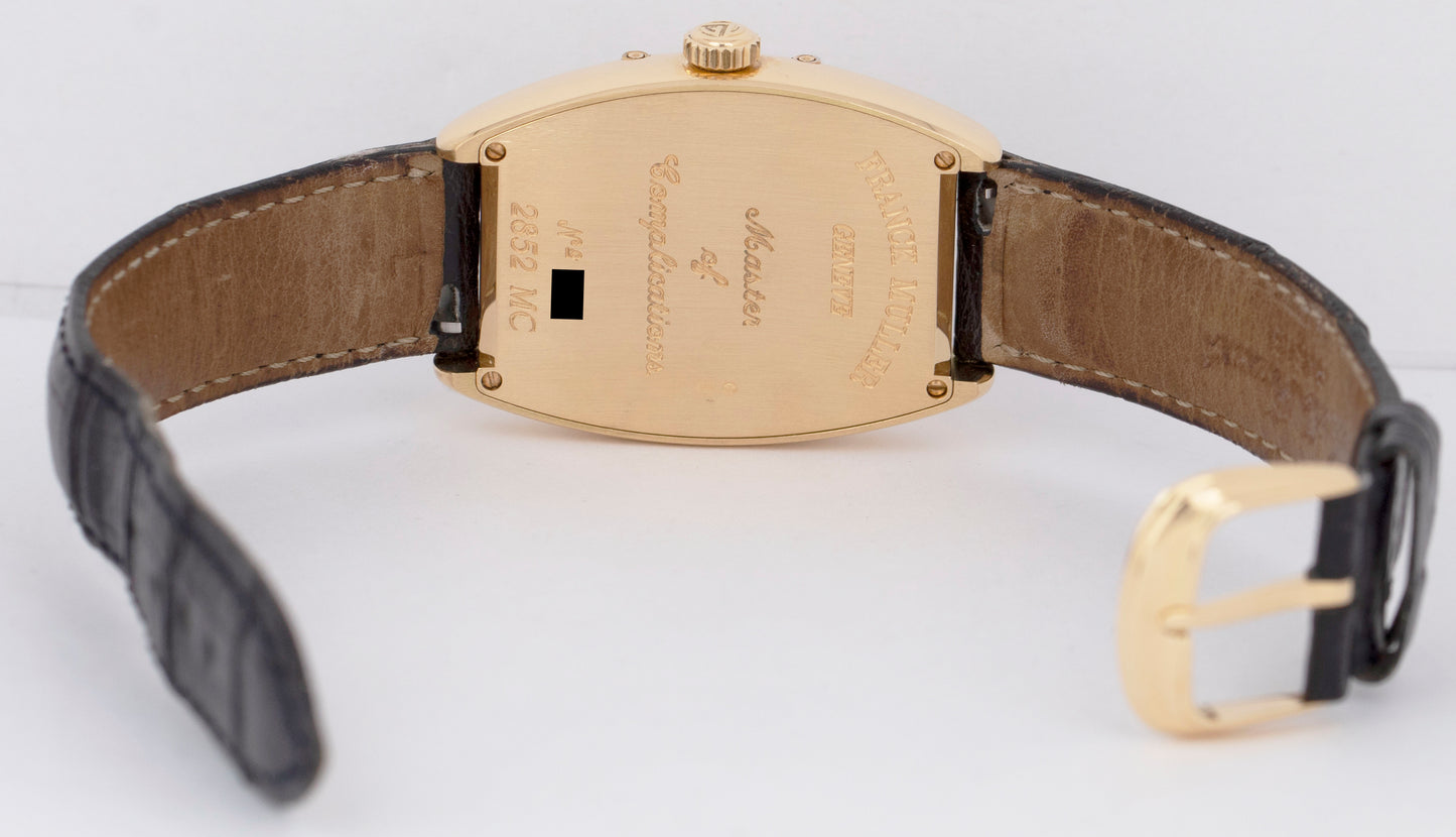 Franck Muller Master Calendar 2852 MC Curvex 31mm 18K Automatic Silver Watch