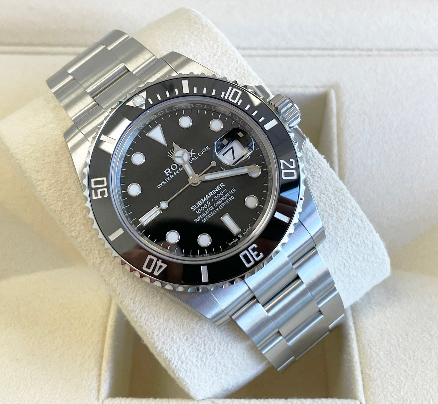 NEW UNWORN STICKERS PAPERS Rolex Submariner Date 41 Ceramic 41mm 126610 LN BOX
