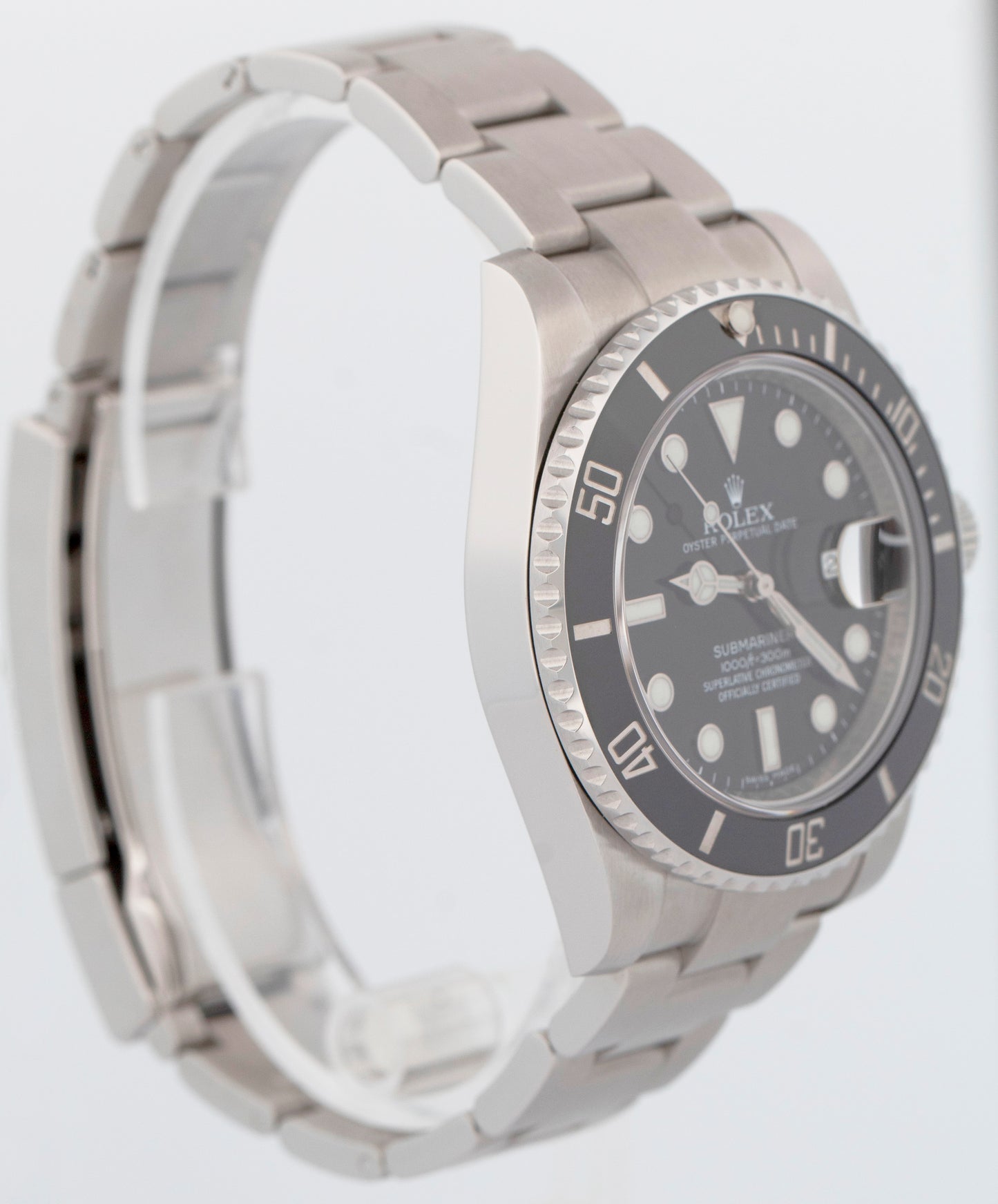MINT PAPERS Rolex Submariner Date BLACK Stainless Steel 40mm Watch 116610 LN BOX