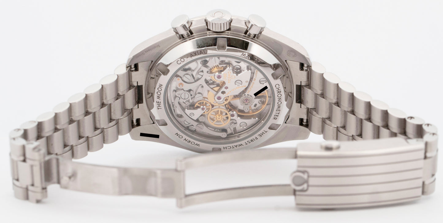 MINT 2024 PAPERS Omega Speedmaster Moonwatch WHITE 42mm 310.30.42.50.04.001 BOX