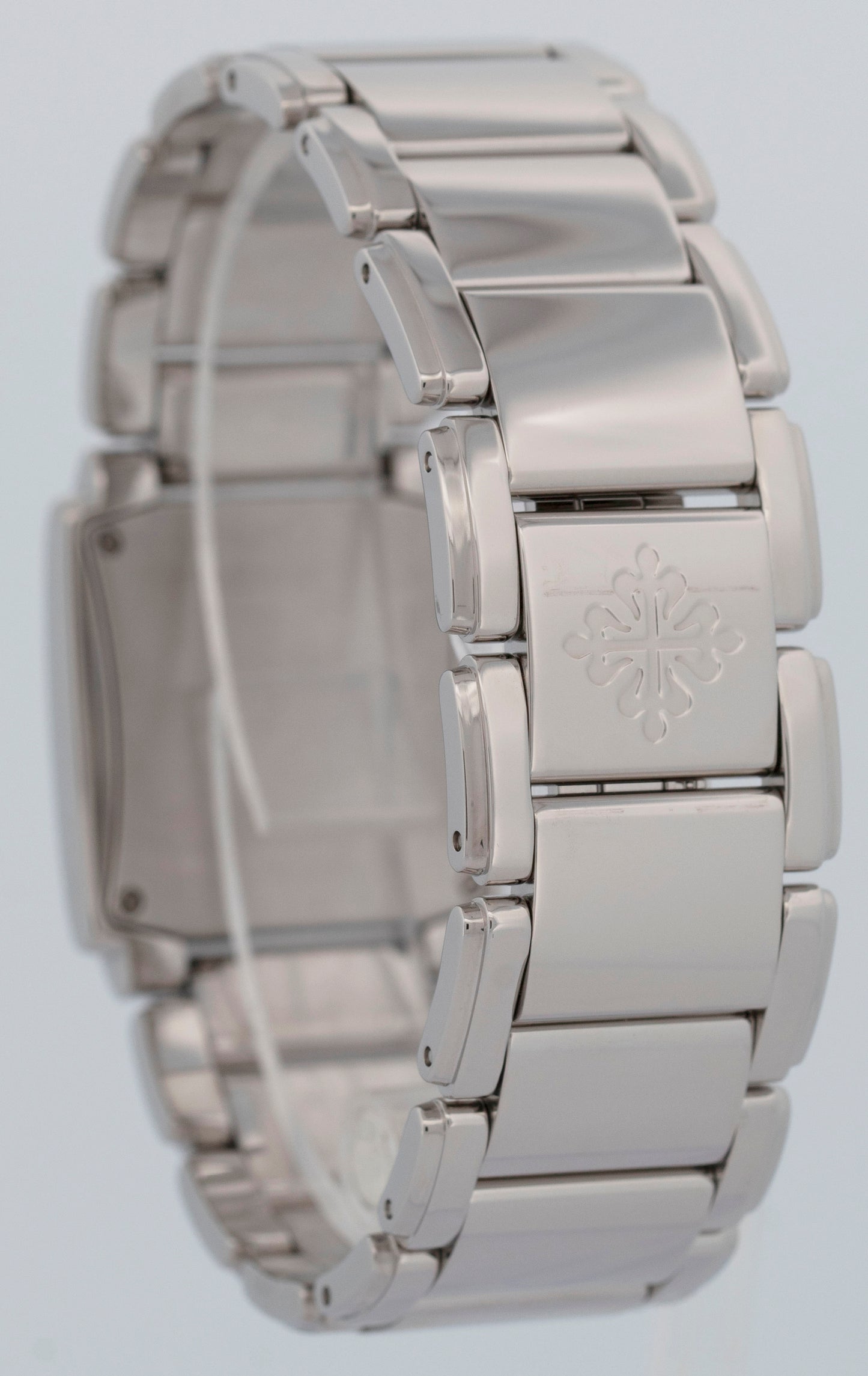 MINT PAPERS Ladies Patek Philippe Twenty-4 Grey 25mm Quartz Watch 4910/10 BOX