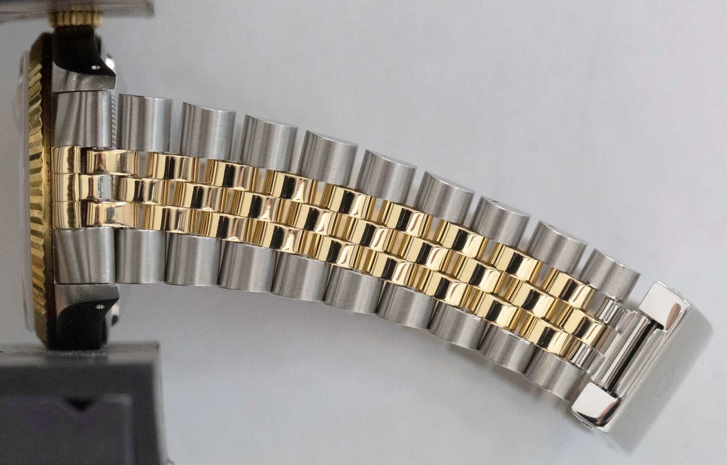 MINT 1990 Rolex DateJust 36mm FACTORY DIAMOND Champagne Jubilee 18K Watch 16233