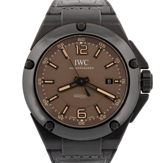 IWC Ingenieur AMG Black Series CERAMIC Brown Black Automatic Date Watch IW322504