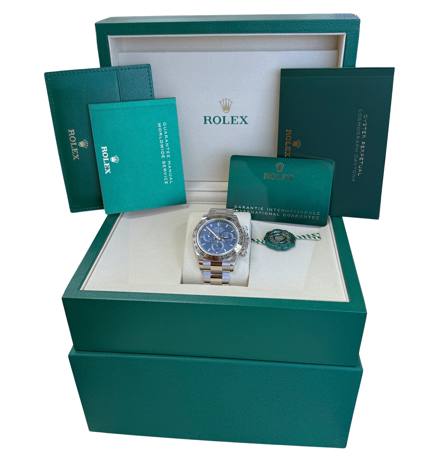 NEW JULY 2025 PAPERS Rolex Daytona Cosmograph BLUE 18K 40mm 126509 Watch BOX