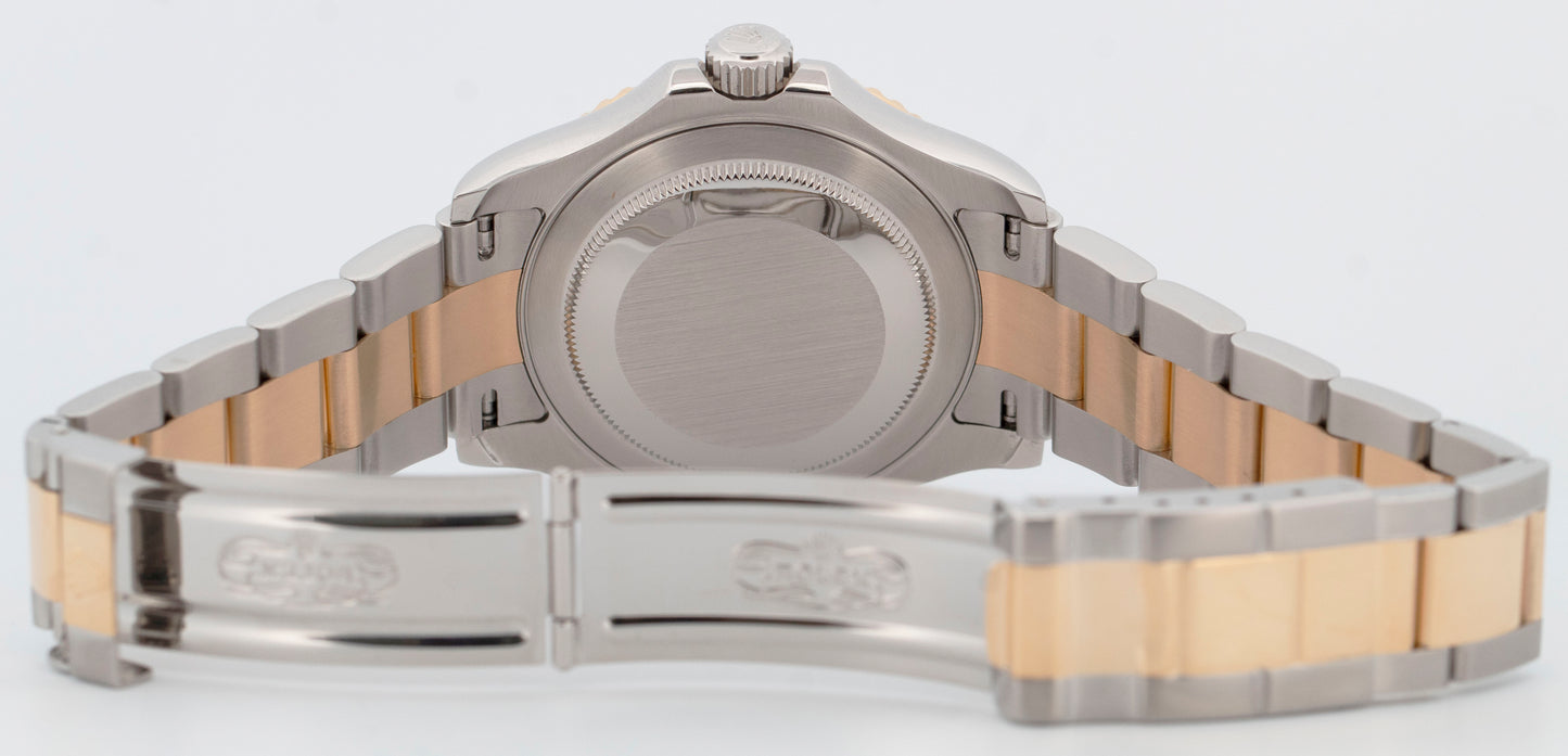 MINT PAPERS Rolex Yacht-Master 40mm WHITE Two-Tone 18K Gold 16623 Watch BOX
