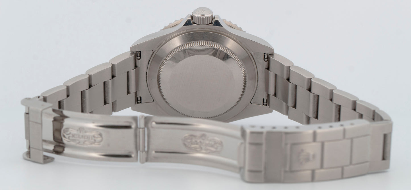 UNPOLISHED Rolex Submariner Date 40mm Kermit Green No-Holes Watch 16610 LV BOX