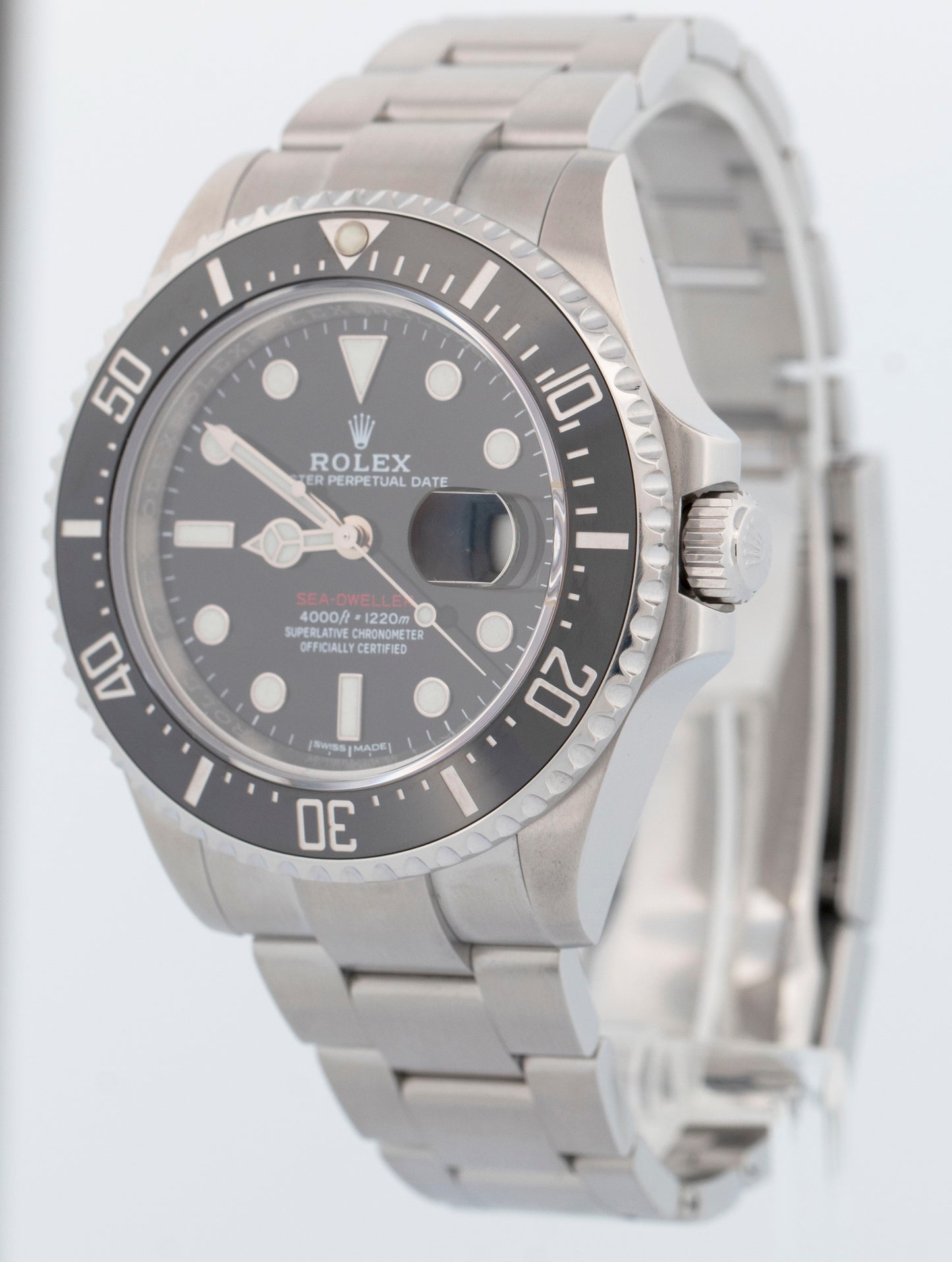MINT PAPERS Rolex Sea-Dweller 50th-Anniversary BLACK Red 43mm 126600 Watch BOX